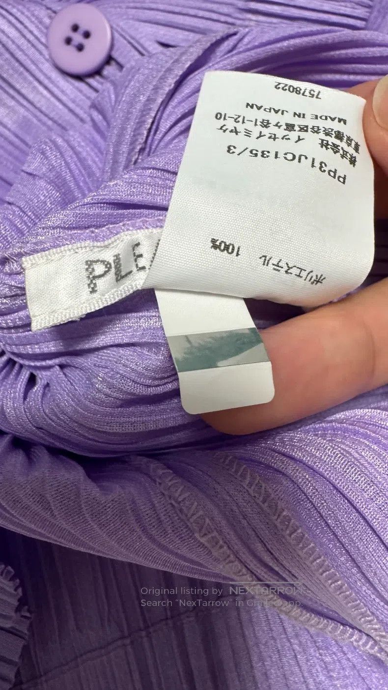 Issey Miyake Issey Miyake Purple Cardigan Size L / US 10 / IT 46 - 4 Thumbnail