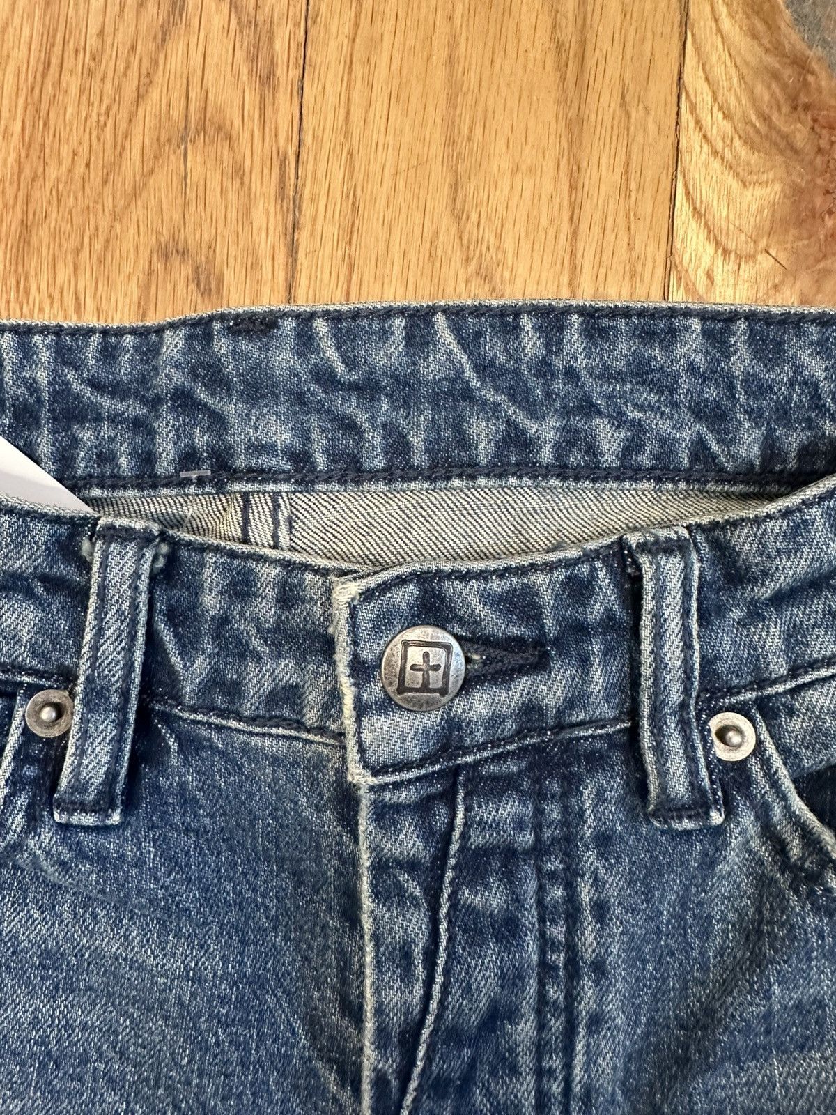 Ksubi Ksubi Zipper Flare Plain Blue Denim Jeans Size 28 Size US 28 / EU 44 - 3 Thumbnail