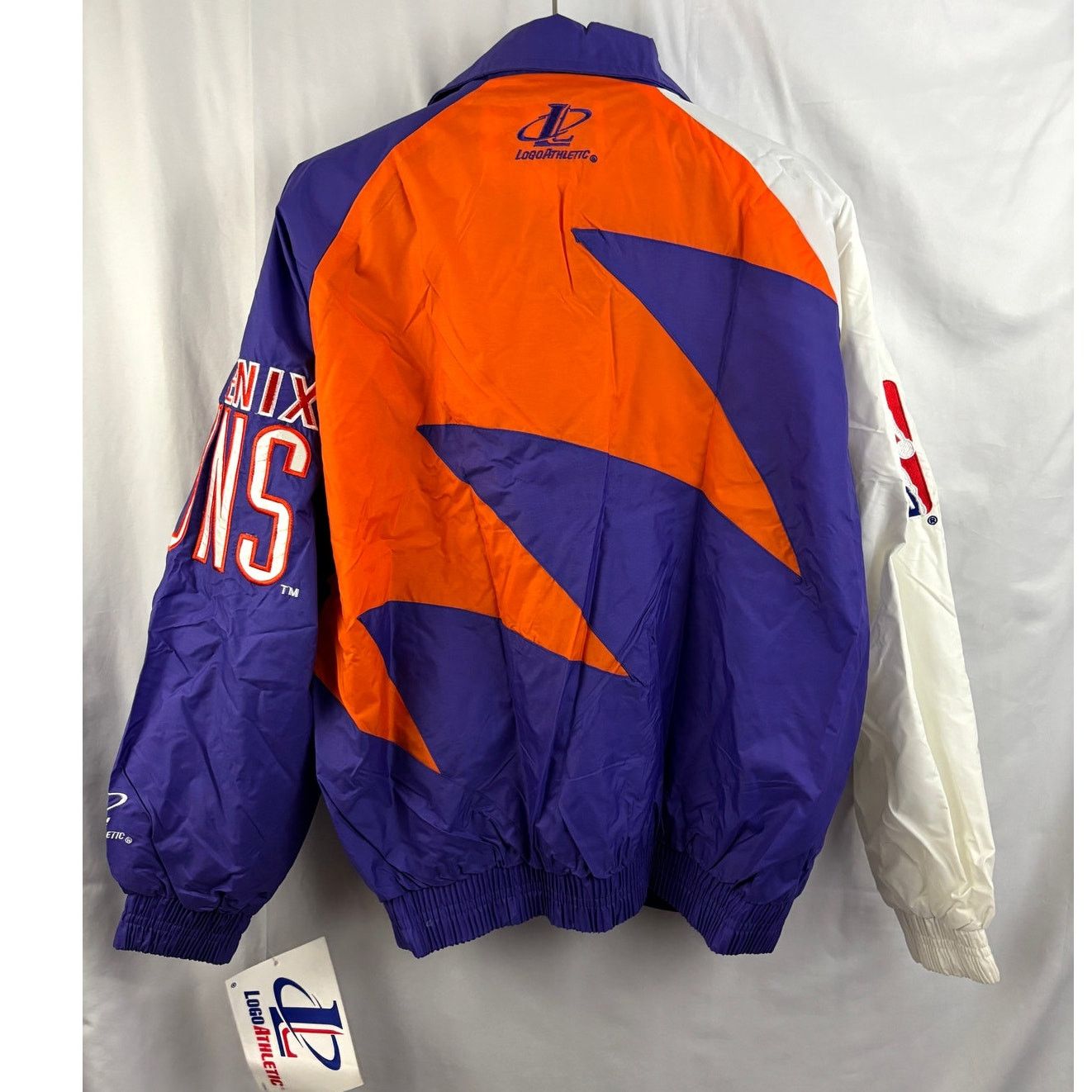 Logo Athletic VTG 90s NBA Phoenix Suns Sharktooth Windbreaker Jacket L NWT Size US L / EU 52-54 / 3 - 2 Thumbnail