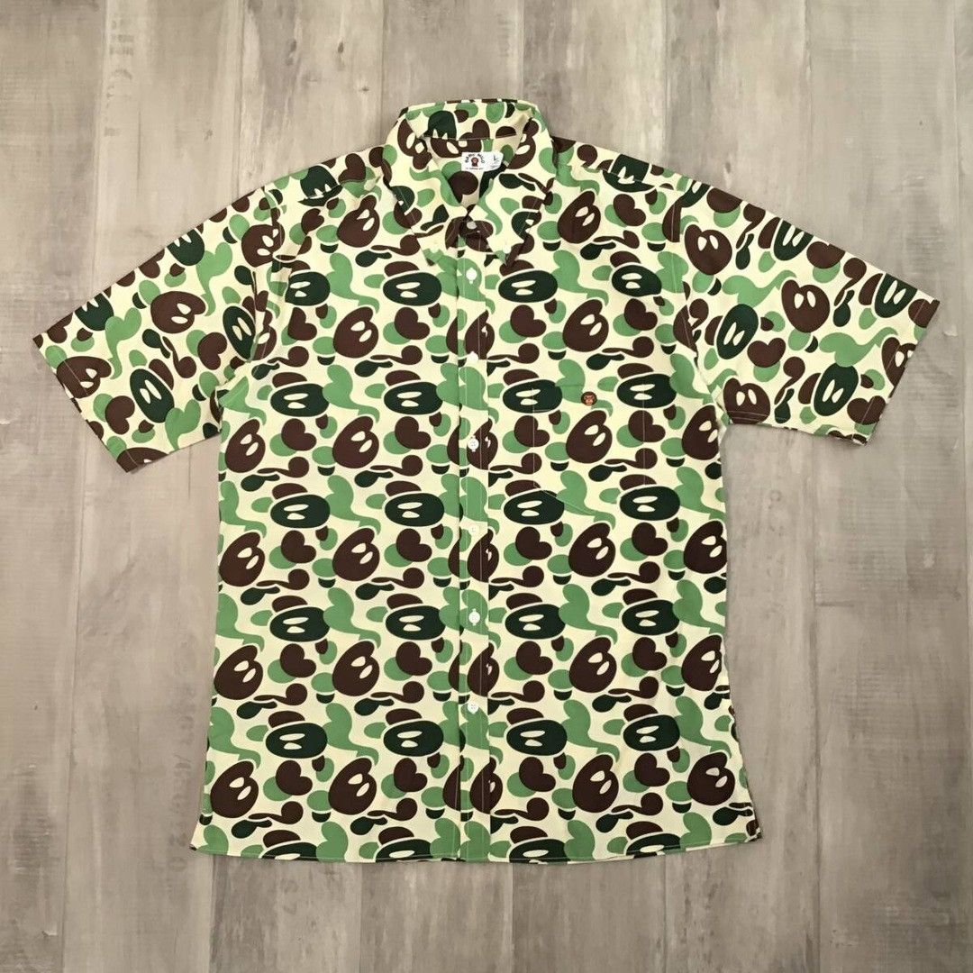 Bape × Nigo BAPE Milo camo short sleeve shirt a bathing ape NIGO Size US L / EU 52-54 / 3 - 1 Thumbnail