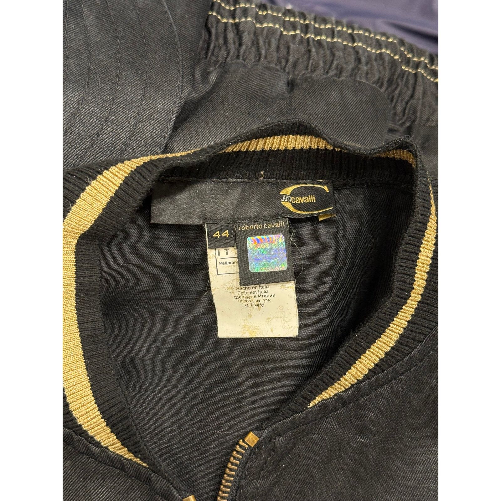 Roberto Cavalli A/W 2008 Roberto Cavalli waxed cargo bomber jacket Size US S / EU 44-46 / 1 - 5 Thumbnail