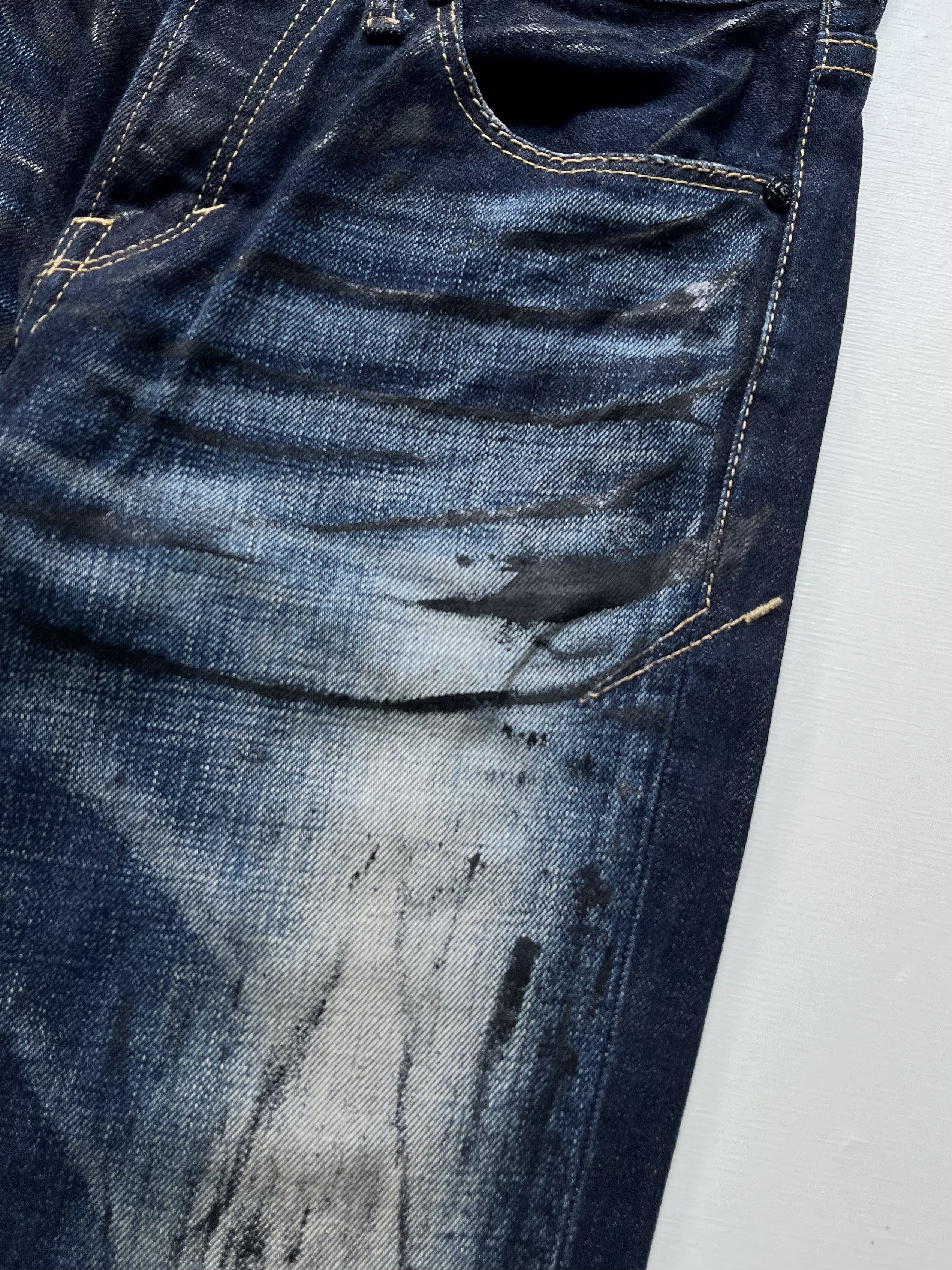 GOSTAR DE FUGA Rare Fuga Paint Splatter Flared Jeans Size US 30 / EU 46 - 8 Thumbnail