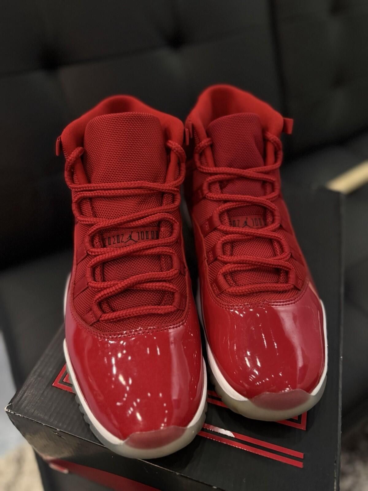 Other Jordan 11 Retro High Win Like 96 Size 10 Pre-Owned Red White Size US 10 / EU 43 - 11 Thumbnail