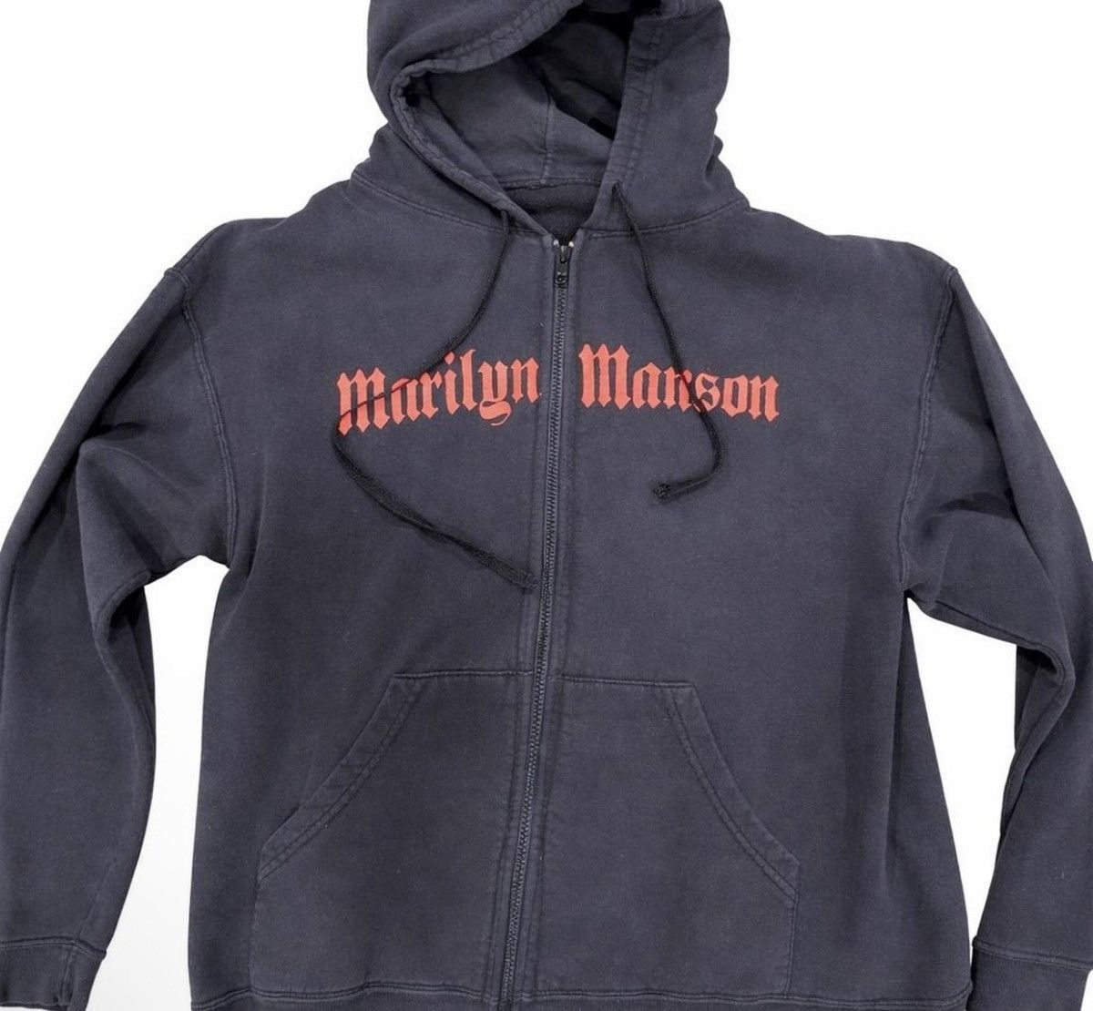 Marilyn Manson Vintage Marilyn Manson Zip-Up Hoodie – XL Size US XL / EU 56 / 4 - 2 Thumbnail