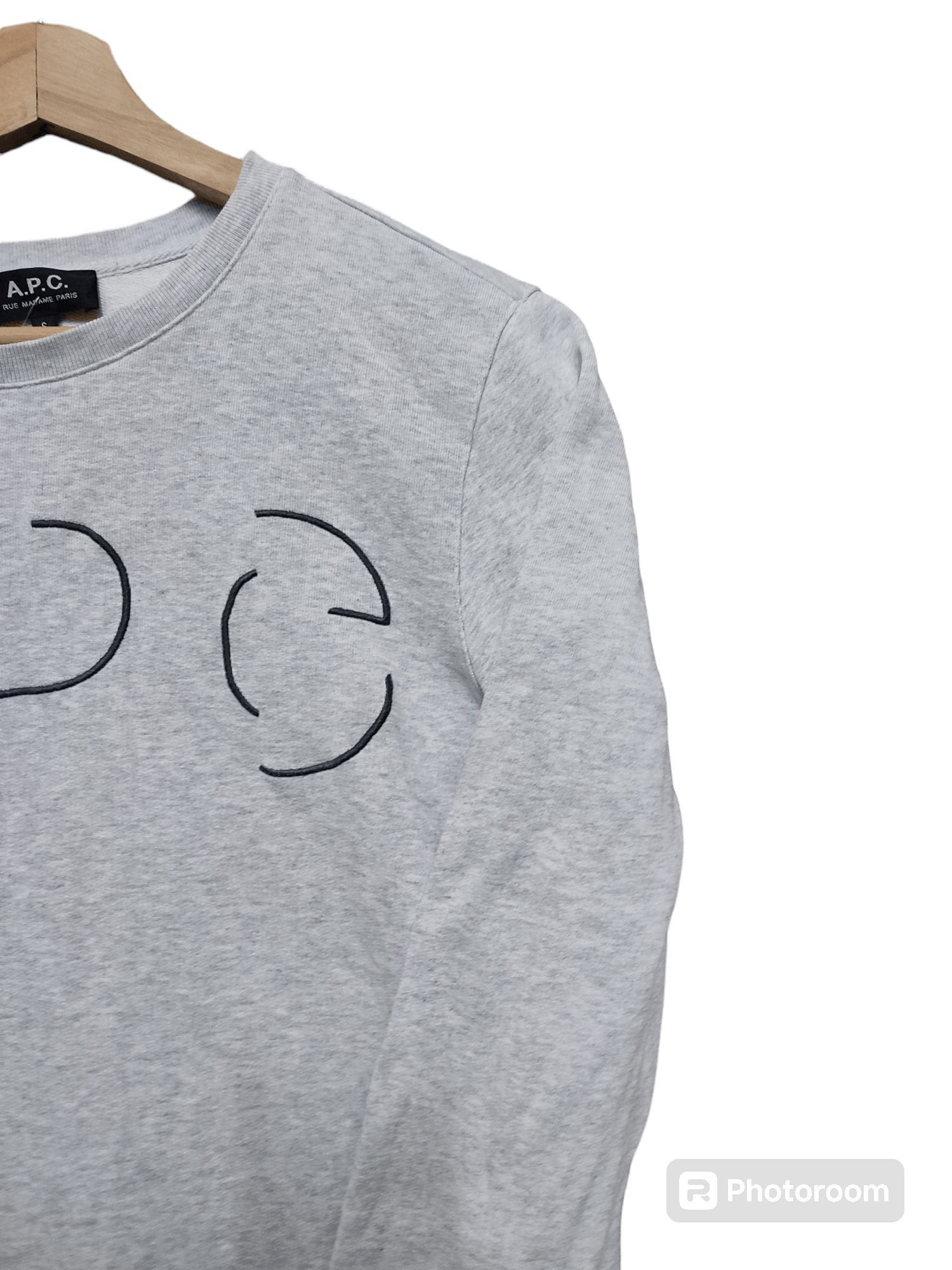 A.P.C. 💥Nice Design💥 A.P.C. Spell Out Embroidery Sweatshirt Size US S / EU 44-46 / 1 - 3 Thumbnail