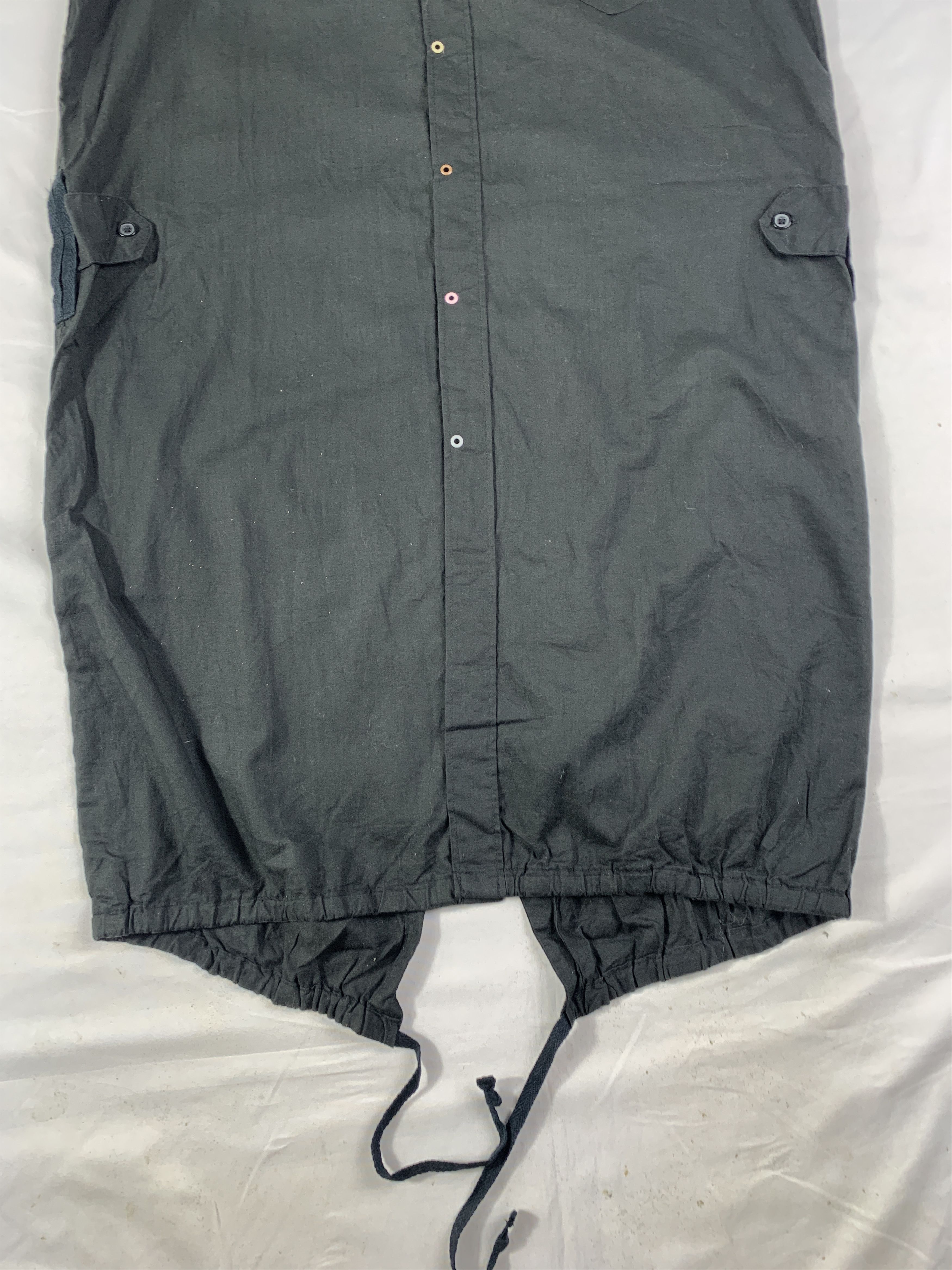 Japanese Brand PPFM Black Parka Dress (M) Size M / US 6-8 / IT 42-44 - 5 Thumbnail