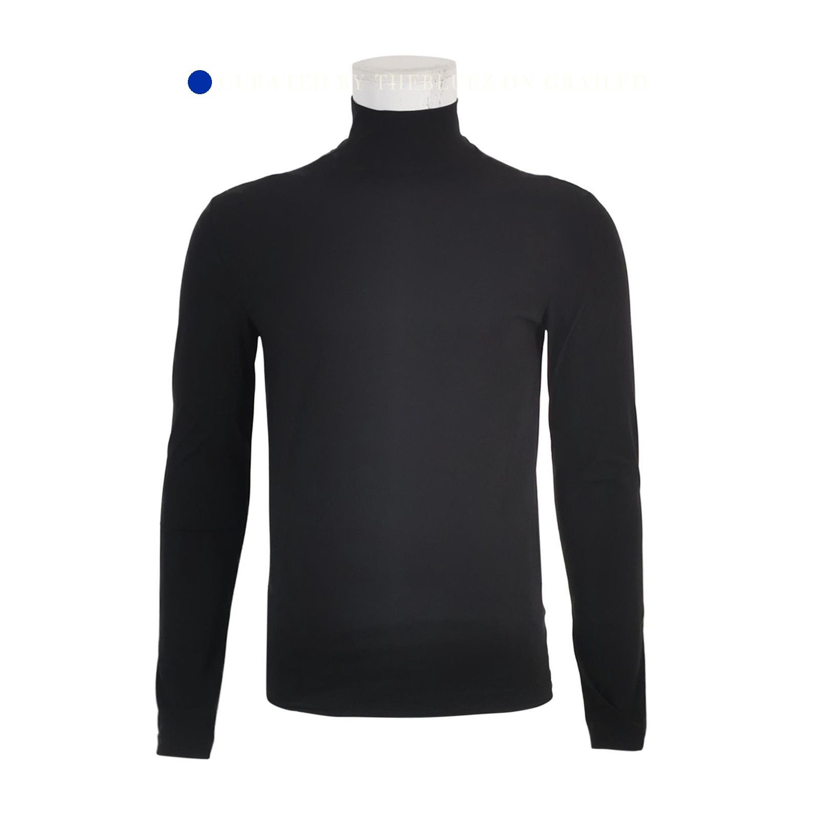 Prada Sleek High Neck Long Sleeve T-Shirt Size US M / EU 48-50 / 2 - 1 Thumbnail