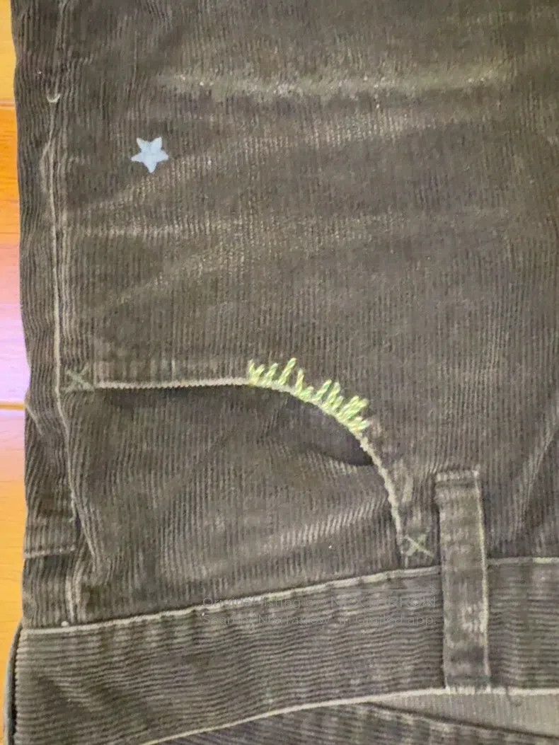 Neighborhood Neighborhood size M Corduroy Denim Jeans Black Size US 27 - 3 Thumbnail