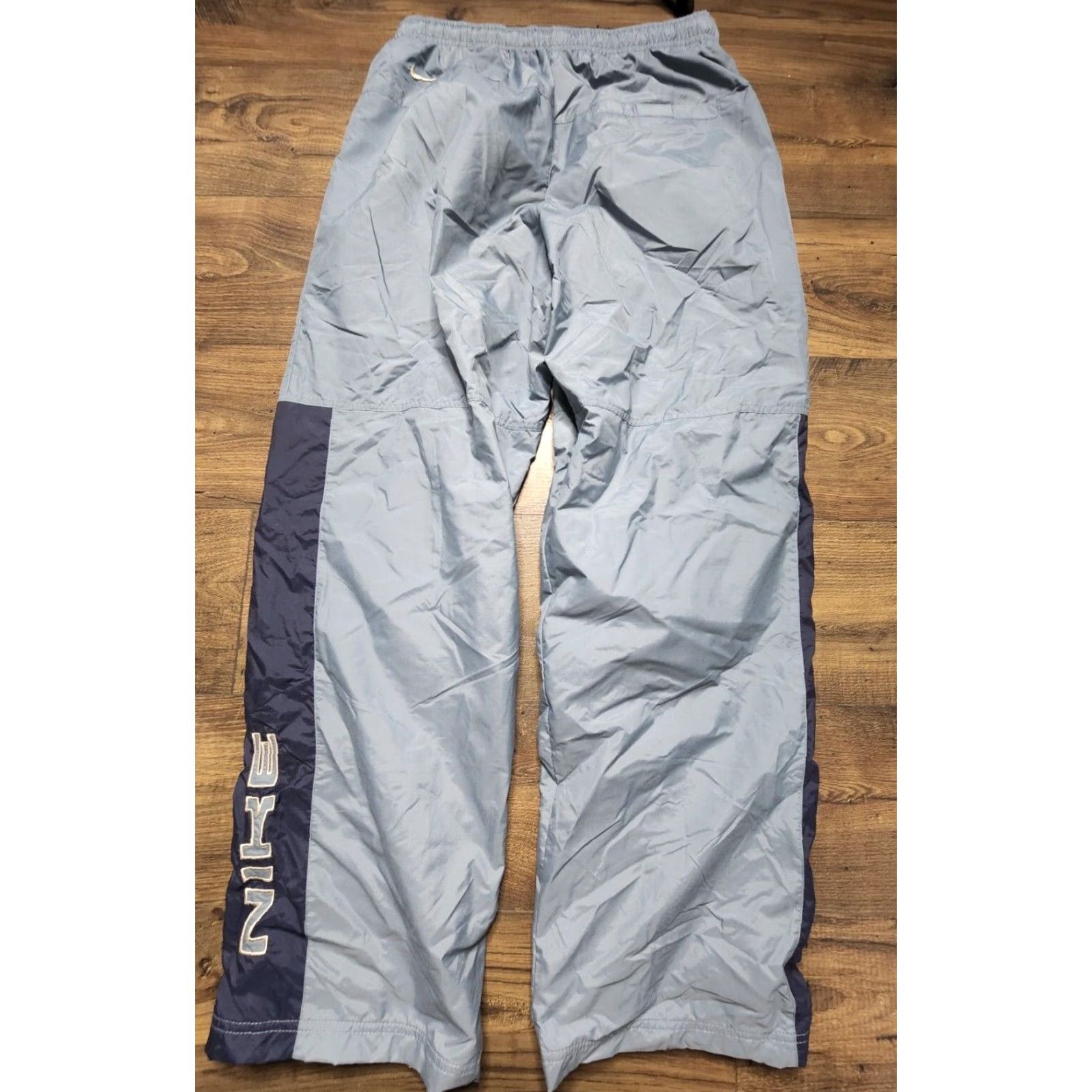 Nike VINTAGE Nike Sport Blue Lined Trackpants Men's Large Basketball Pants Size US 33 - 5 Thumbnail