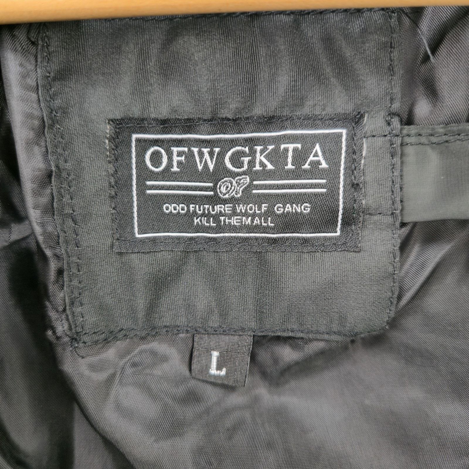 Odd Future OFWGKTA Varsity Bomber Jacket Mens Large Roses