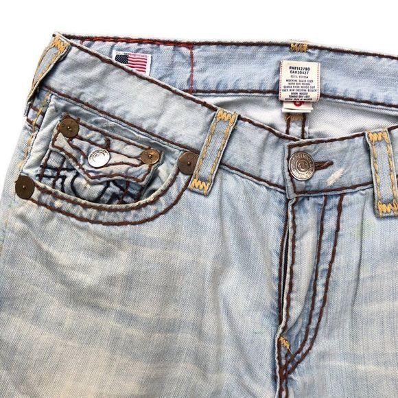 True Religion × Vintage Vintage True Religion Jeans Size 36 RICKY SUPER T Blue RARE Size US 36 / EU 52 - 10 Thumbnail