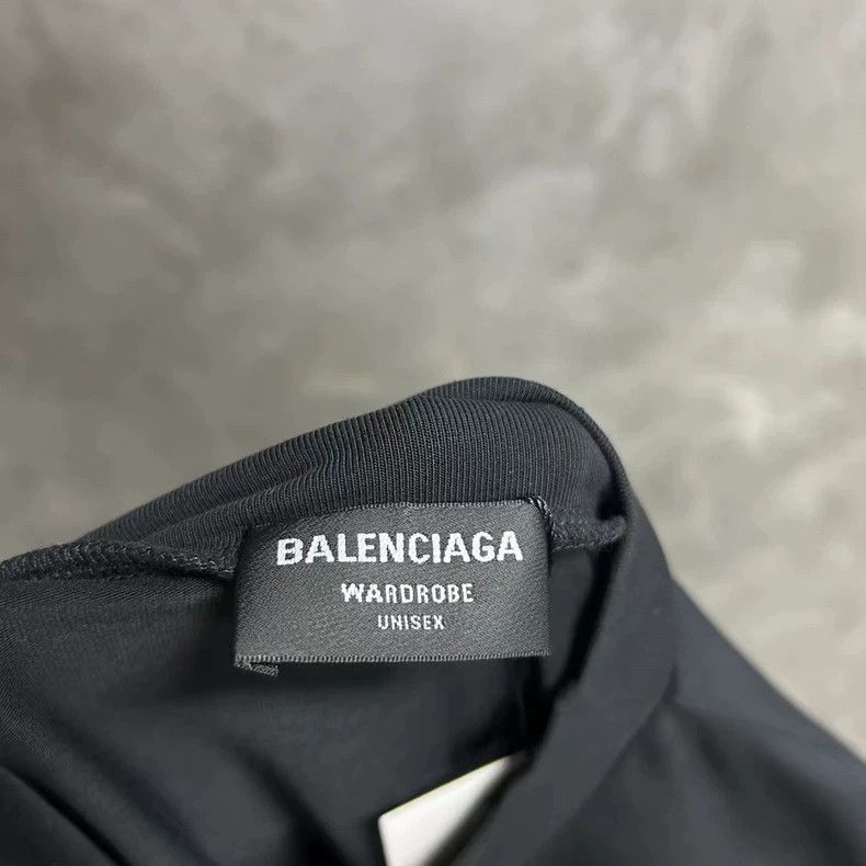 Balenciaga Balenciaga Black grimace print logo long sleeve Size US L / EU 52-54 / 3 - 3 Thumbnail