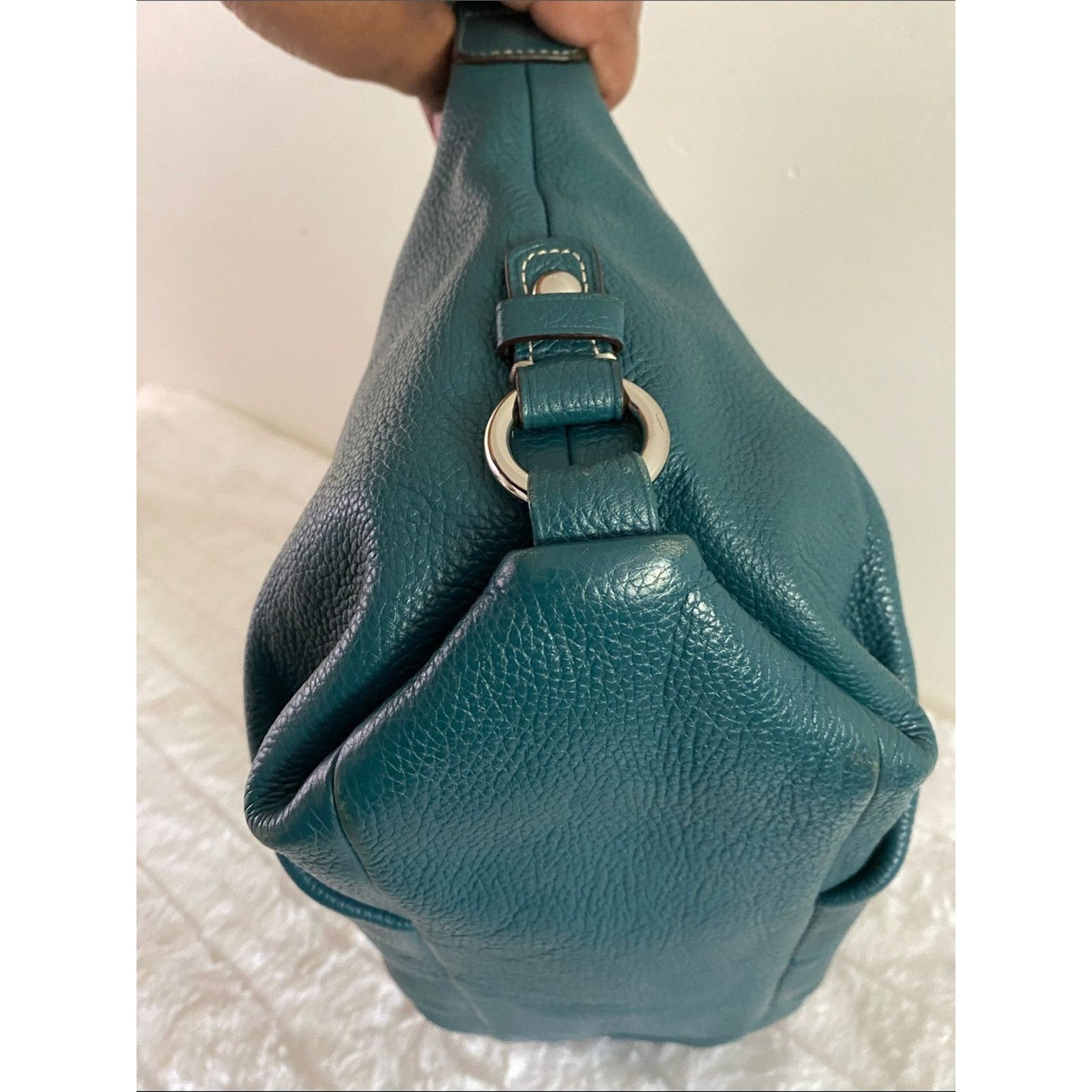 Coach Coach Convertible Duffle Hobo Bag in Bright Jade Size ONE SIZE - 12 Thumbnail