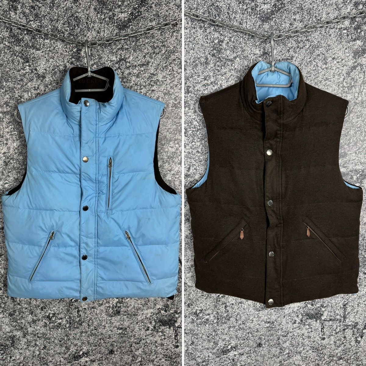 Hackett Men’s Hacket London Reversible Down Vest Puffer Gilet Size S Size US S / EU 44-46 / 1 - 1 Thumbnail
