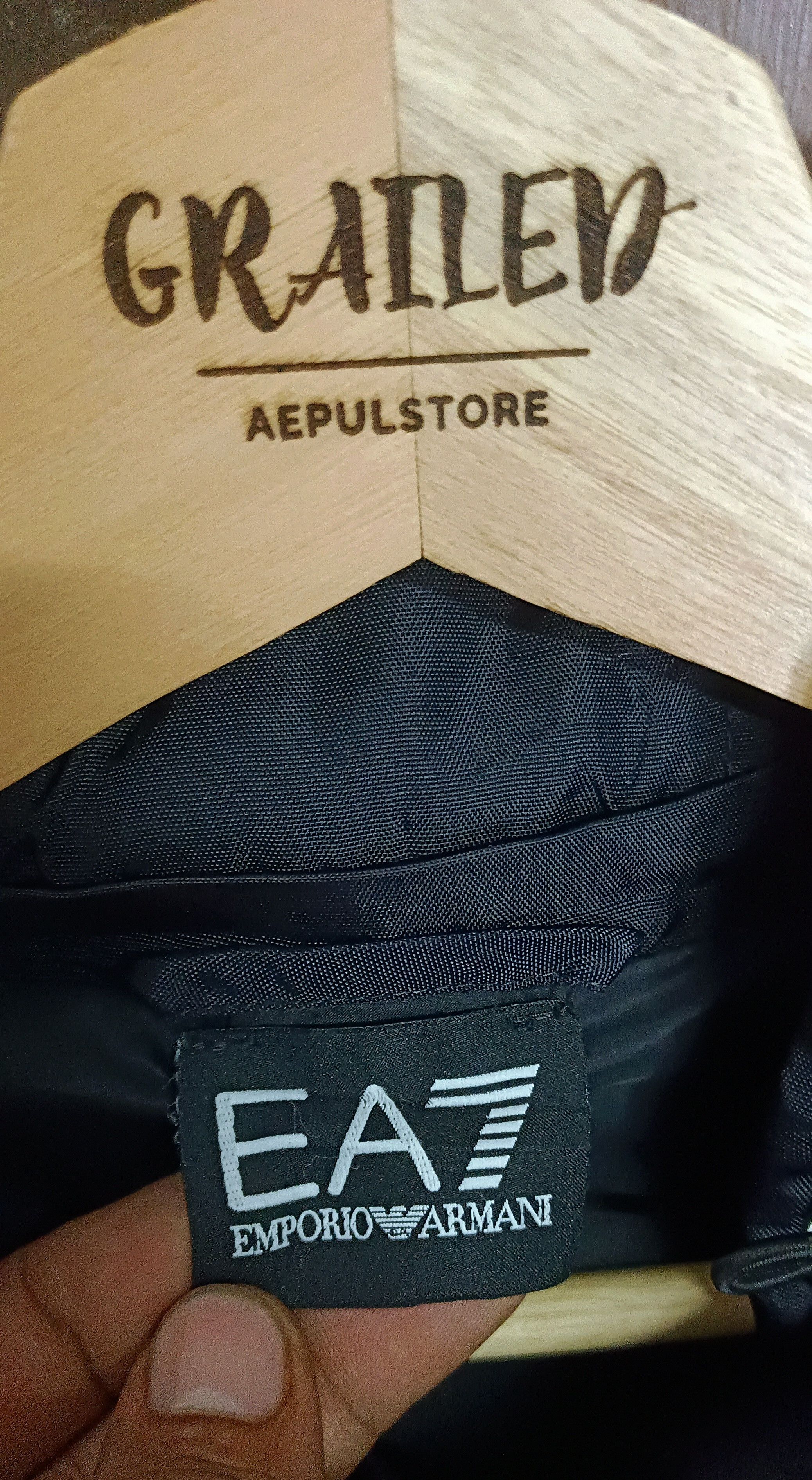 Emporio Armani Emporio Armani Puffer Super Black Jacket Size US XL / EU 56 / 4 - 9 Thumbnail