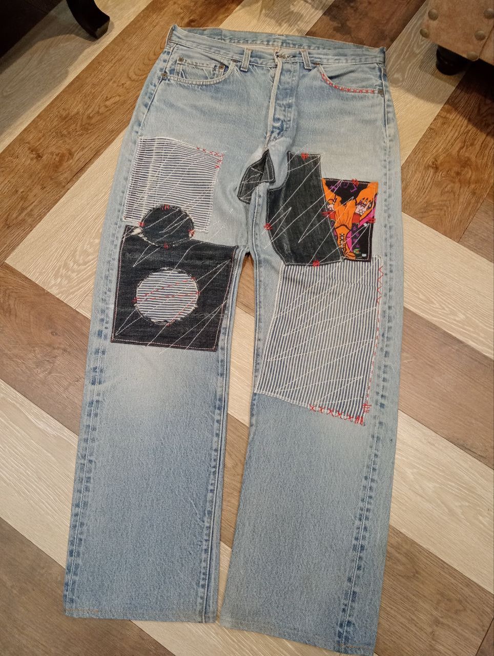 Levi's Vintage Clothing RARE LEVI'S VINTAGE 501 SELVEDGE CUSTOM BLUE DENIM JEANS Size US 34 / EU 50 - 2 Thumbnail