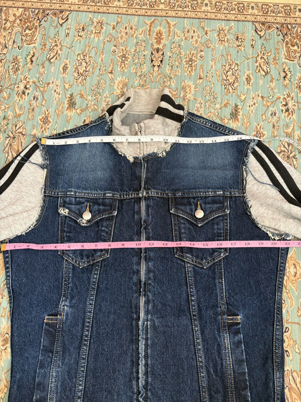 Designer Katharine hamnett london denim jacket Size US L / EU 52-54 / 3 - 20 Thumbnail