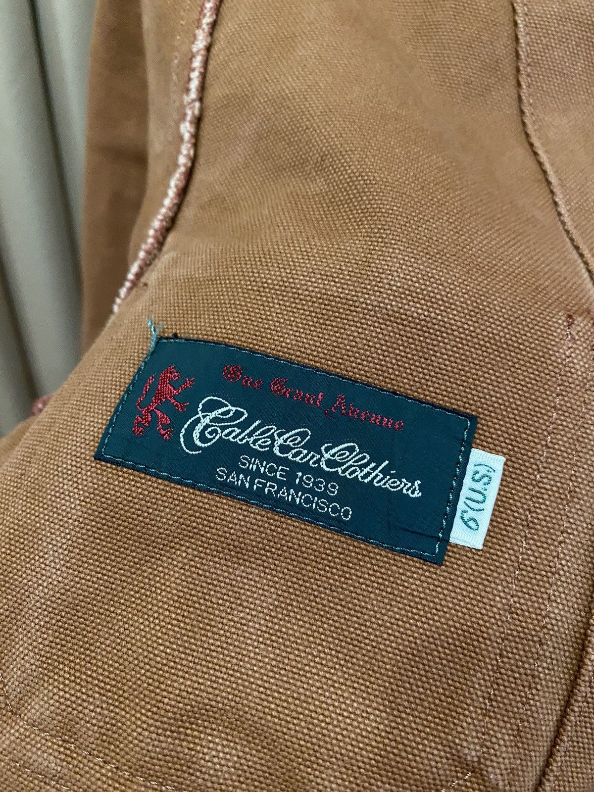 Other Cable Car Clothiers Vintage Brown Canvas Jacket Size US S / EU 44-46 / 1 - 11 Thumbnail