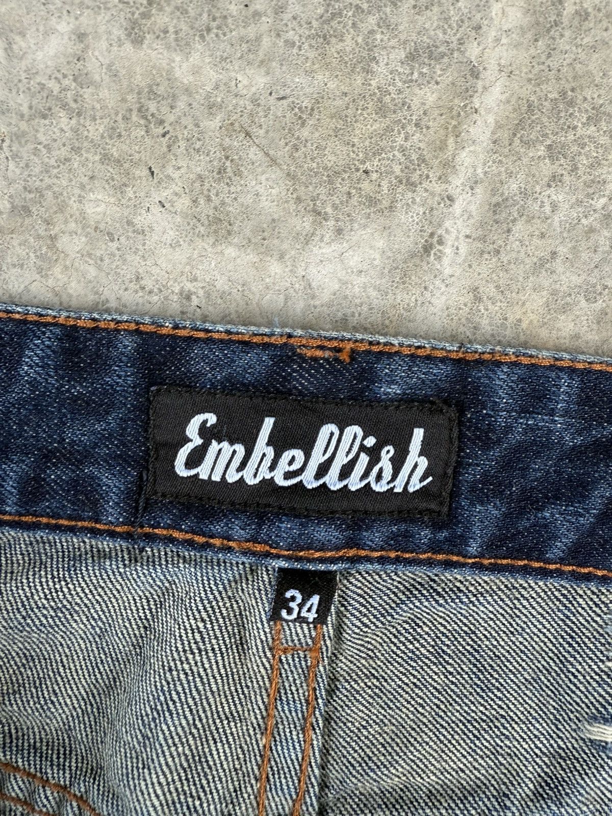 Embellish Japanese Embellish Boro Patchwork Distressed Slim Jeans Size US 34 / EU 50 - 14 Thumbnail