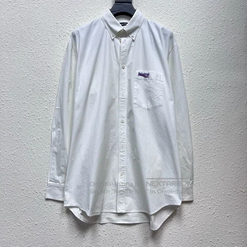 Balenciaga Balenciaga size 37 Coca-Cola Wave Embroidered Pocket Shirt Size US S / EU 44-46 / 1 - 1 Thumbnail