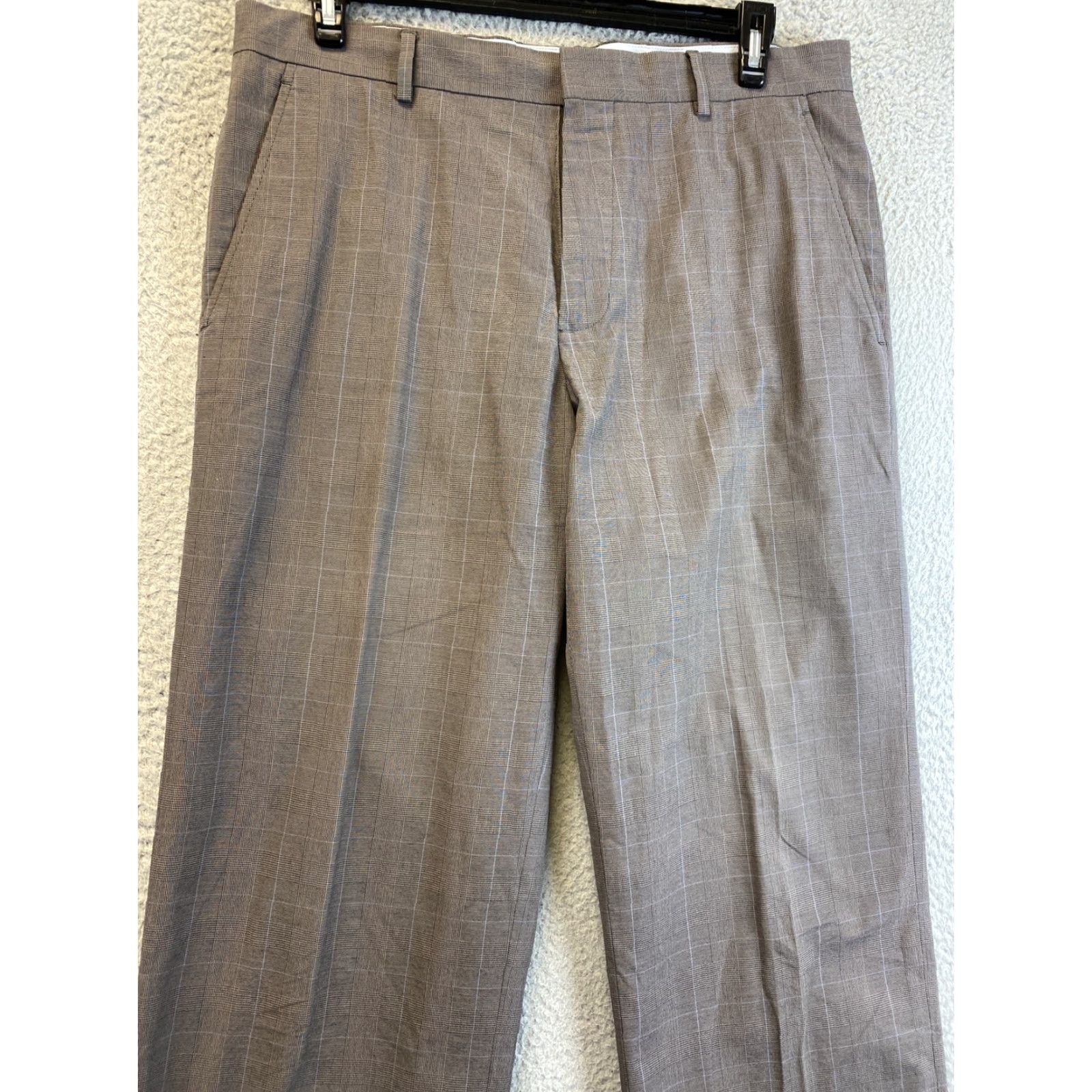 Banana Republic Banana Republic Emerson Chino Pants Men's 35x34 Flat Front Brown 92-49 Regular Fit Inseam 34 Size 35 Size US 35 - 5 Thumbnail