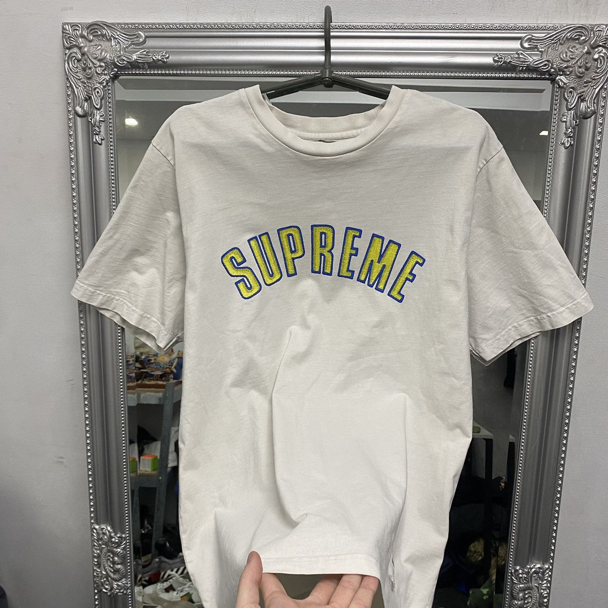 Supreme Supreme T-Shirt White Big Logo Size US L / EU 52-54 / 3 - 3 Thumbnail