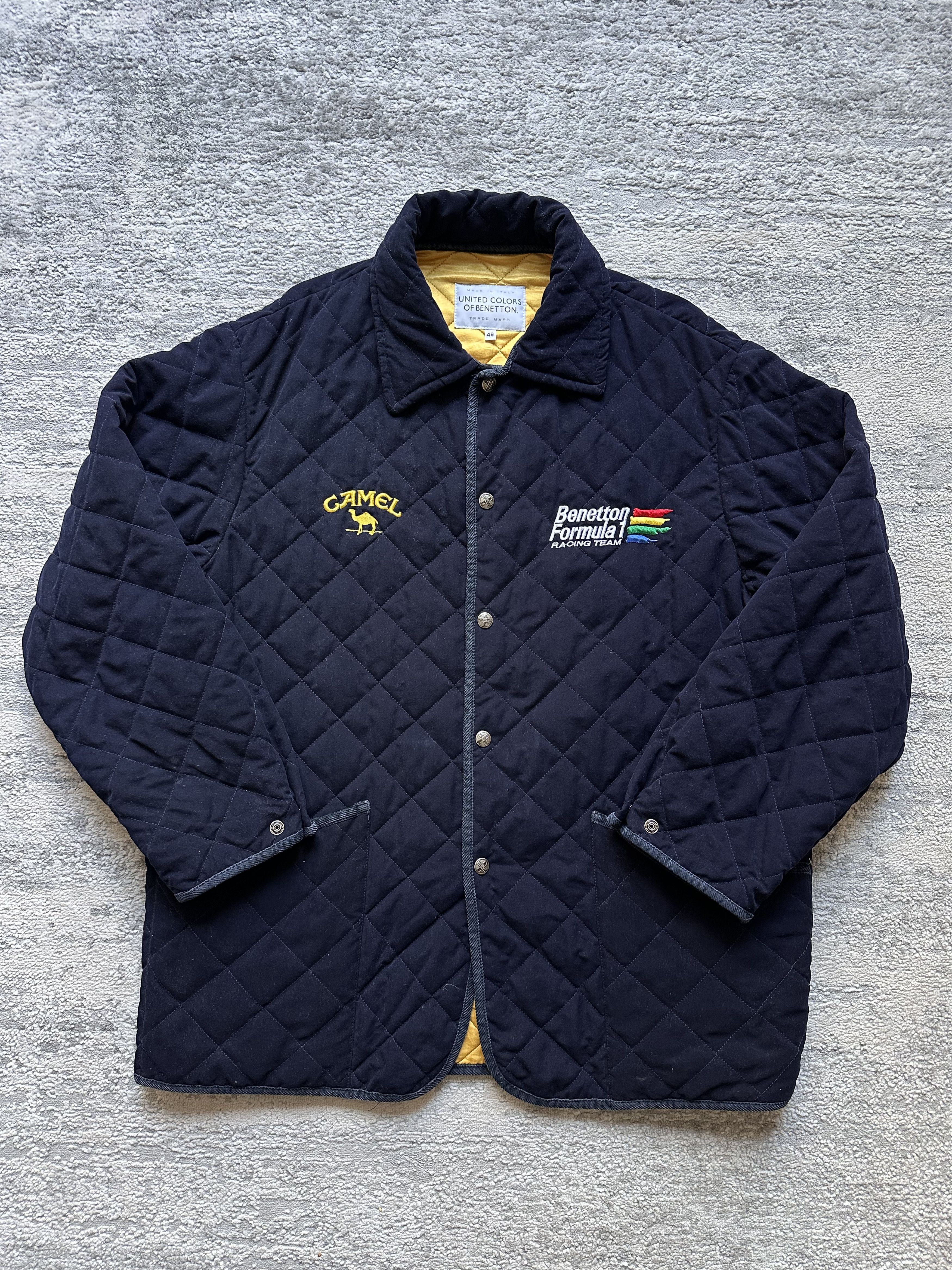 United Colors Of Benetton Benetton Formula 1 Racing Team Camel Jacket Size US XL / EU 56 / 4 - 2 Thumbnail