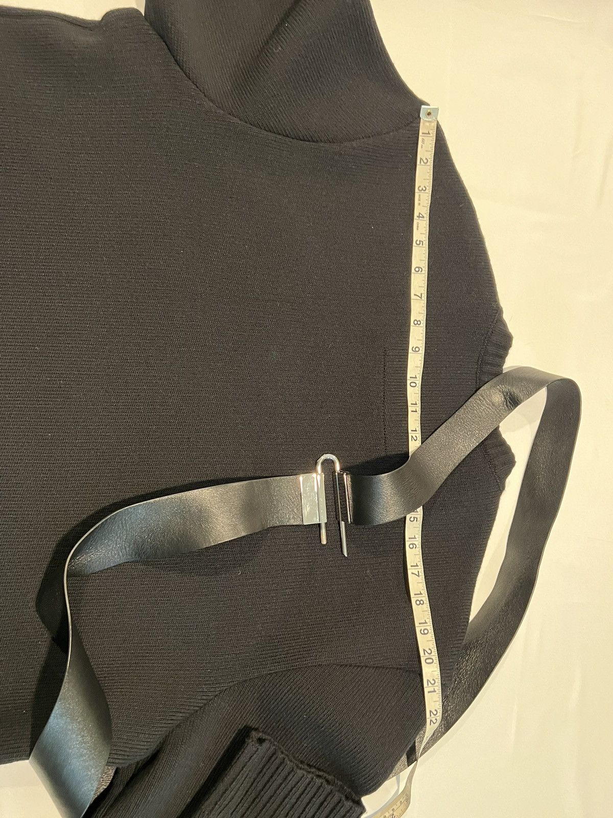 Givenchy GIVENCHY men’s leather strap sweater. XL. $2700 Size US XL / EU 56 / 4 - 7 Thumbnail