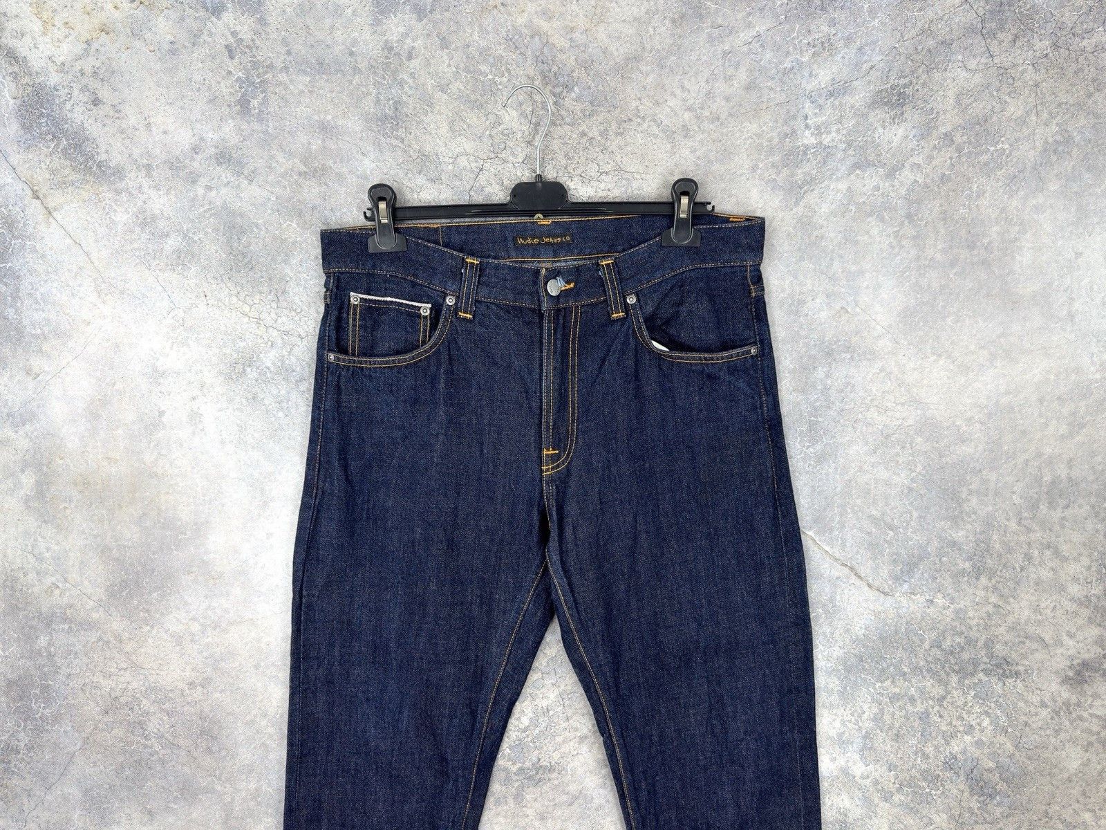 Nudie Jeans Nudie Jeans Snake Eyes Selvage Gritty Jackson Jeans W34 L32 Size US 34 / EU 50 - 2 Thumbnail