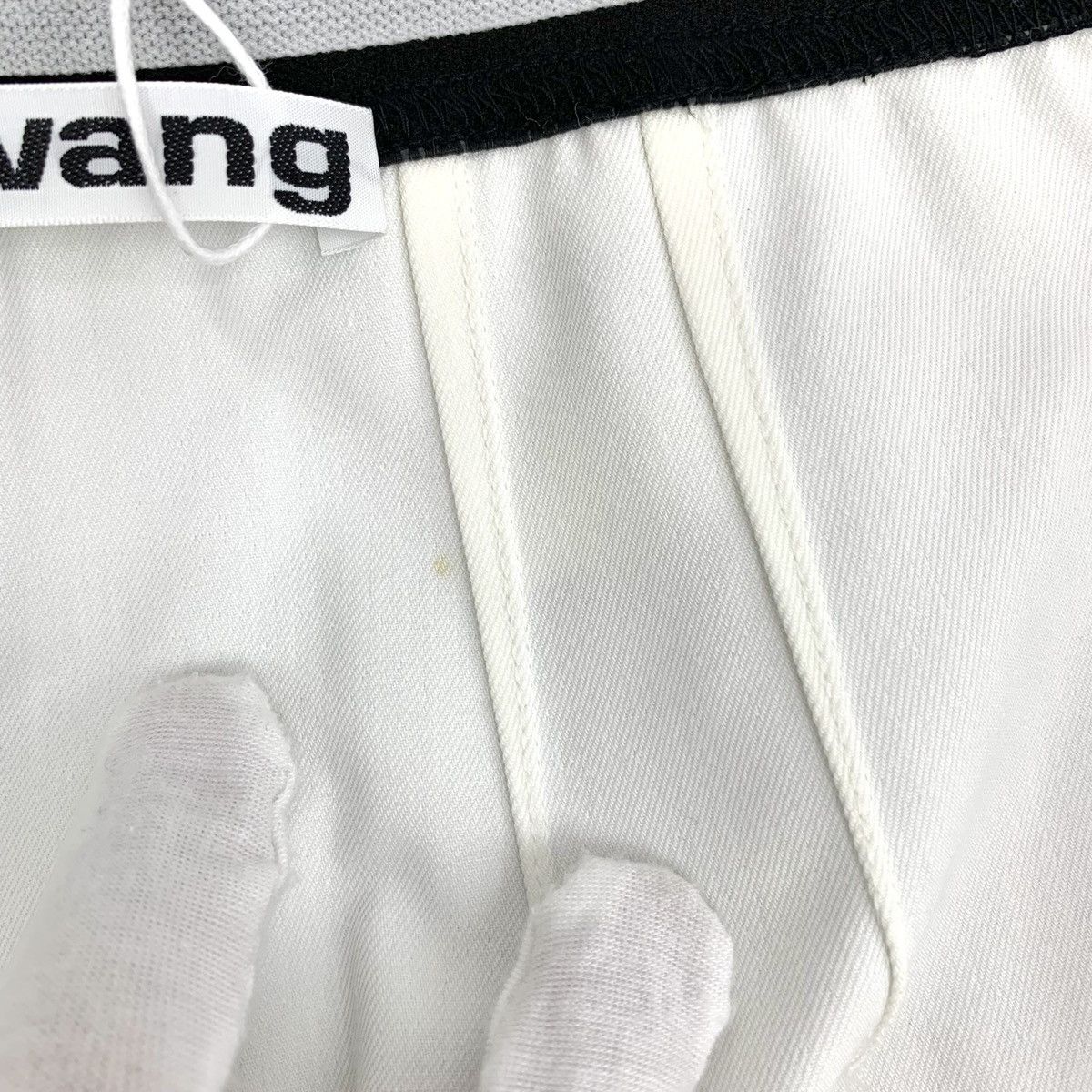 Alexander Wang Alexander Wang High Waist Logo Elastic Carrot Pants K26WX Size 26" / US 2 / IT 38 - 8 Thumbnail