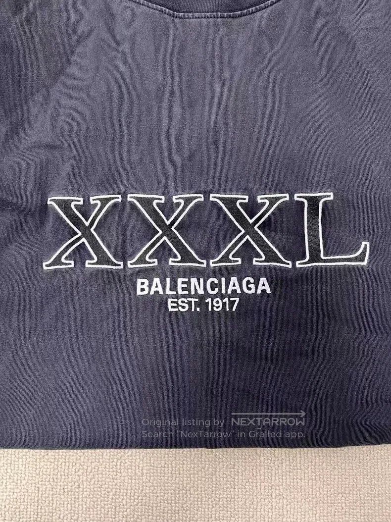 Balenciaga Balenciaga XXXL Letter Printed Crew Neck Short Sleeve T-Sh Size US S / EU 44-46 / 1 - 3 Thumbnail