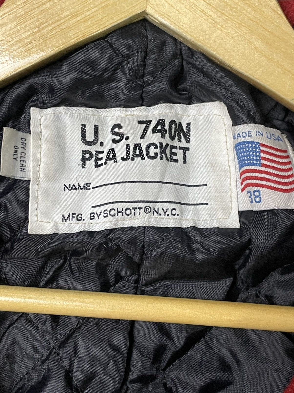 Schott × Vintage Vintage Schott U.S. 740N Pea Jacket (47) Size US S / EU 44-46 / 1 - 8 Thumbnail