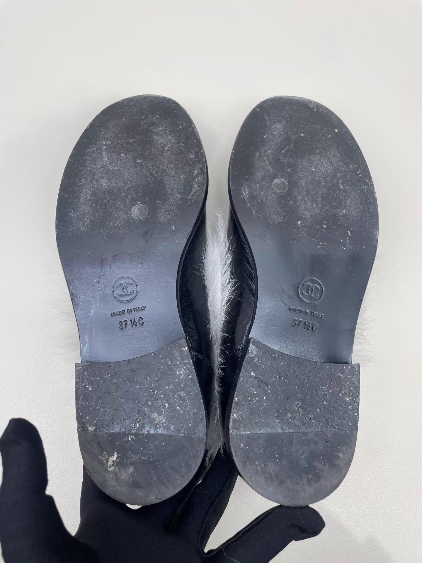 Chanel Chanel 25N Fur Loafer 37.5 Used Size US 7 / IT 37 - 6 Thumbnail