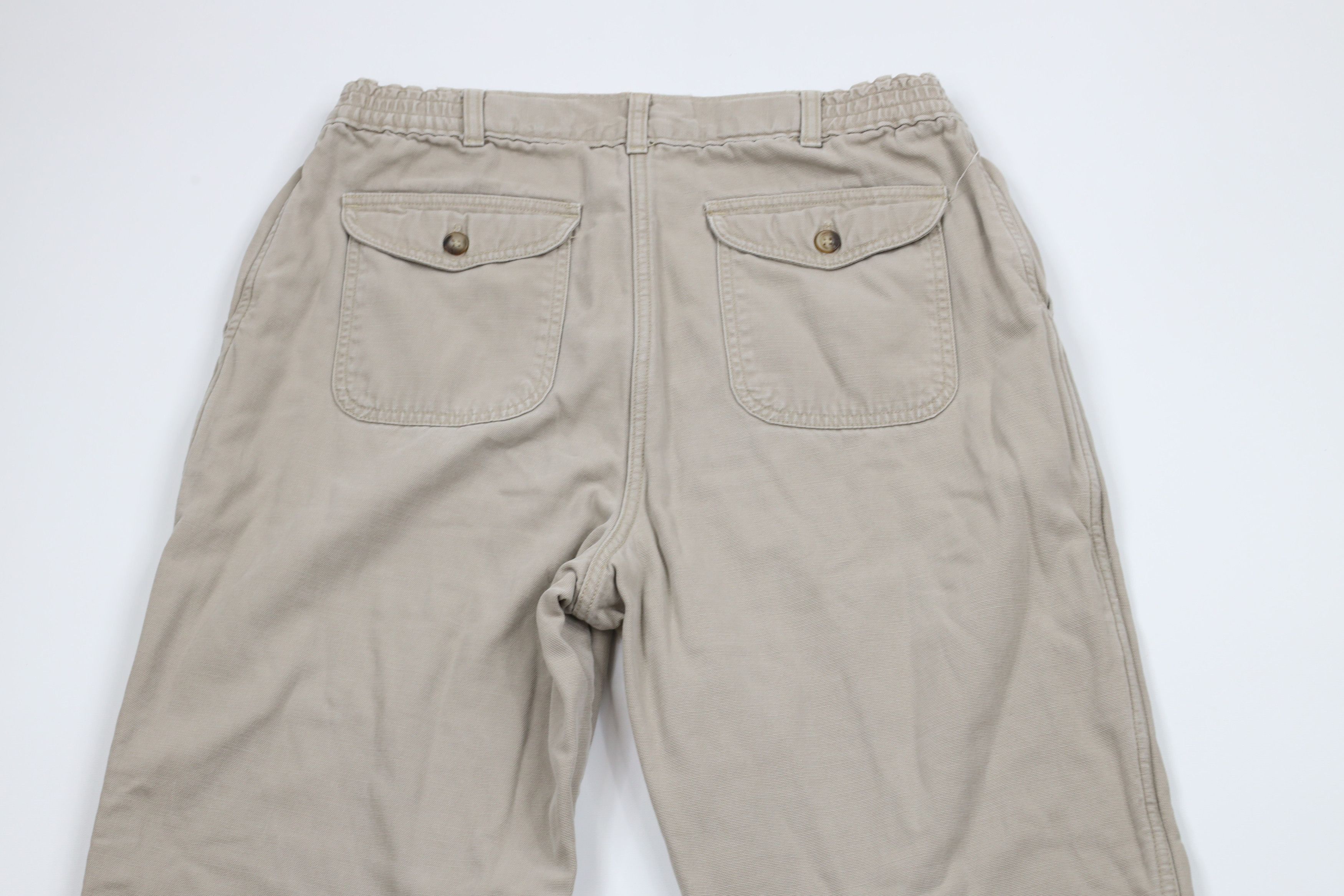 L.L. Bean × Vintage Vintage 90s LL Bean Flannel Lined Pathfinder Canvas Pants Size US 32 / EU 48 - 12 Thumbnail