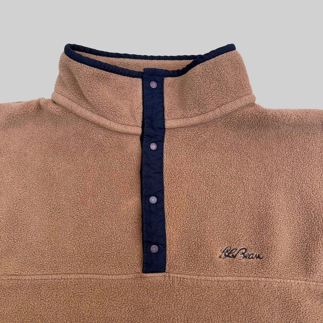 L.L. Bean LL Bean 1990 90s Vintage USA Made Fleece Pullover Jacket Size US M / EU 48-50 / 2 - 2 Thumbnail