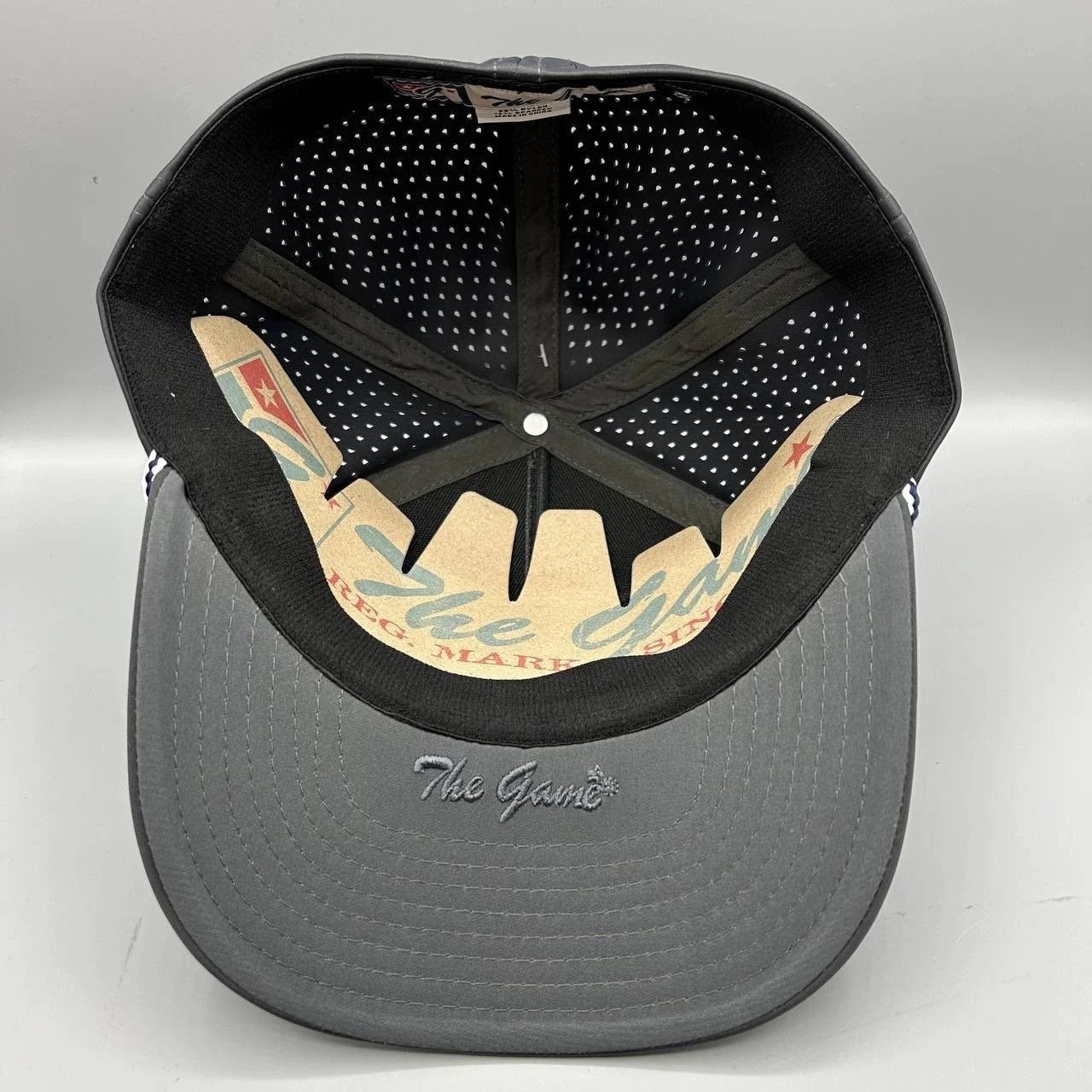 The Game ETSU Buccaneers Hat Men S-M Black Gray NCAA Stretch Fitted Size ONE SIZE - 2 Thumbnail