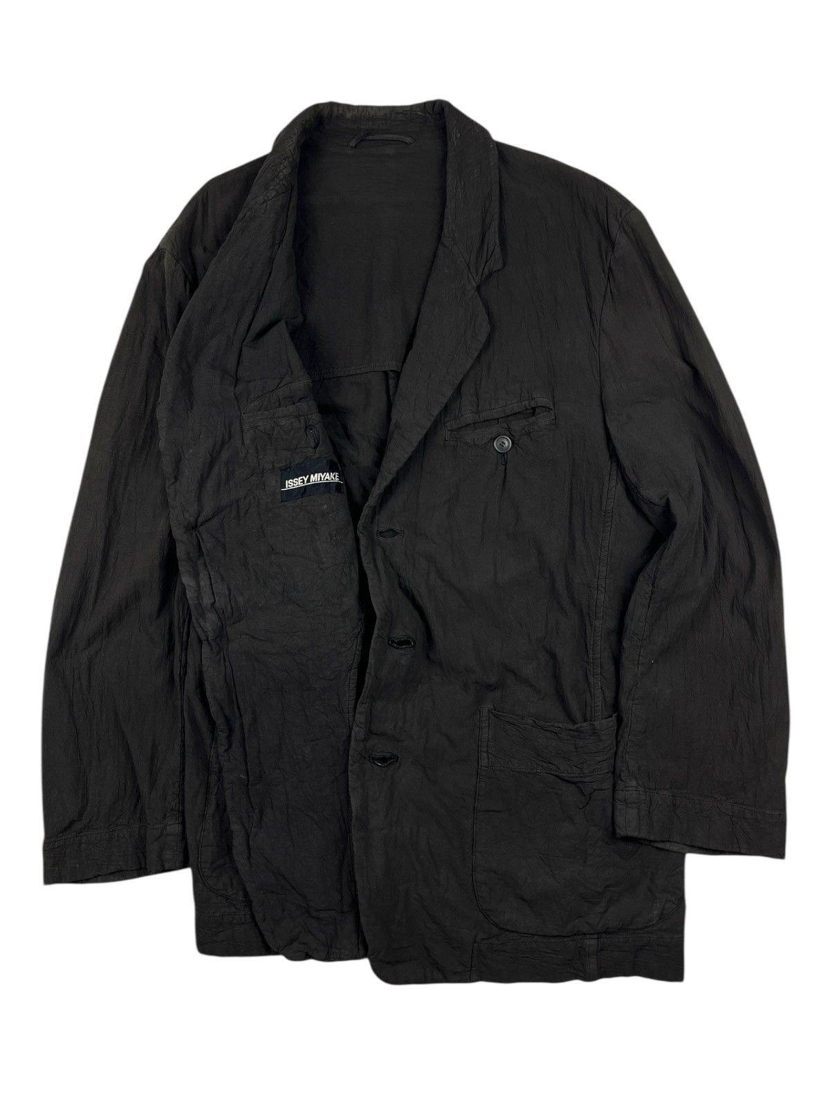 Issey Miyake × Japanese Brand Issey Miyake Overside Size 40S - 1 Thumbnail