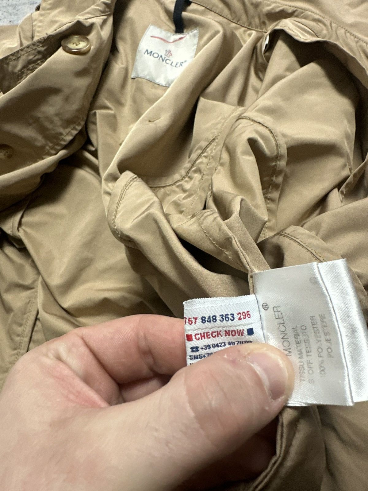 Moncler Moncler Nerine Archive Luxury Jacket Double Breasted Trench Size S / US 4 / IT 40 - 12 Thumbnail