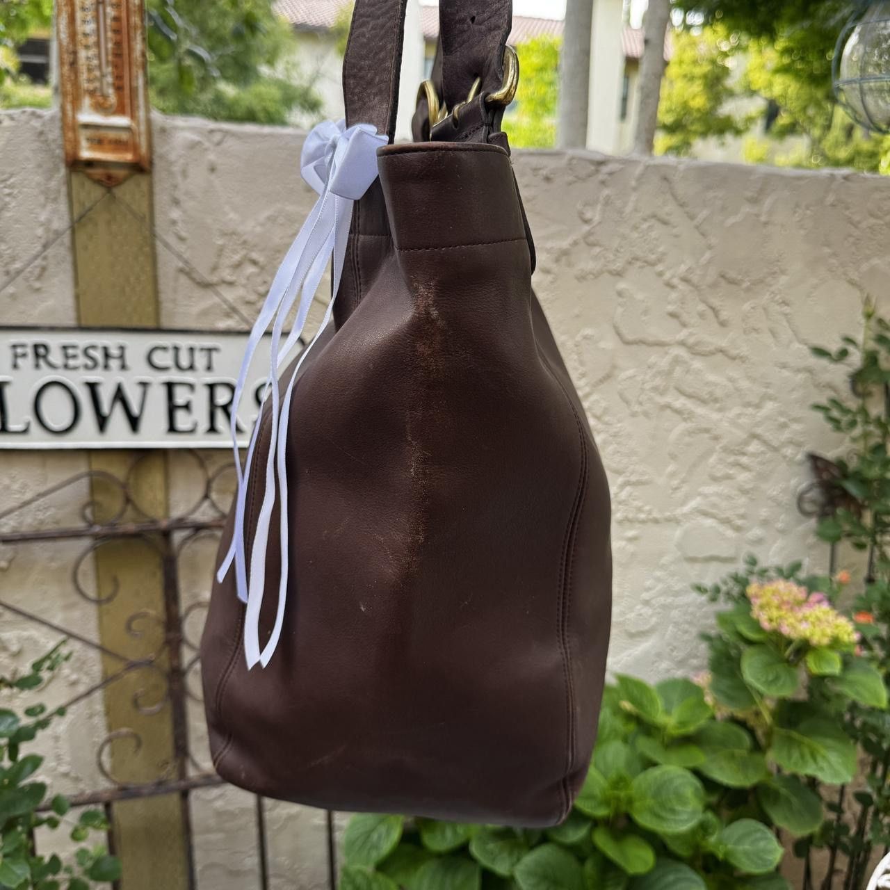 Coach Dark Brown Vintage Coach Waverly Tote Size ONE SIZE - 5 Thumbnail
