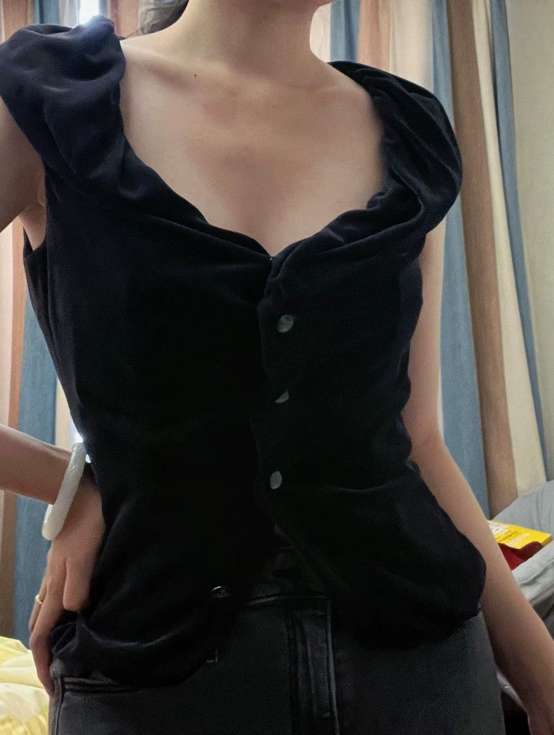 Vivienne Westwood Vivienne Westwood Silk velvet swing collar vest Size S / US 4 / IT 40 - 5 Thumbnail
