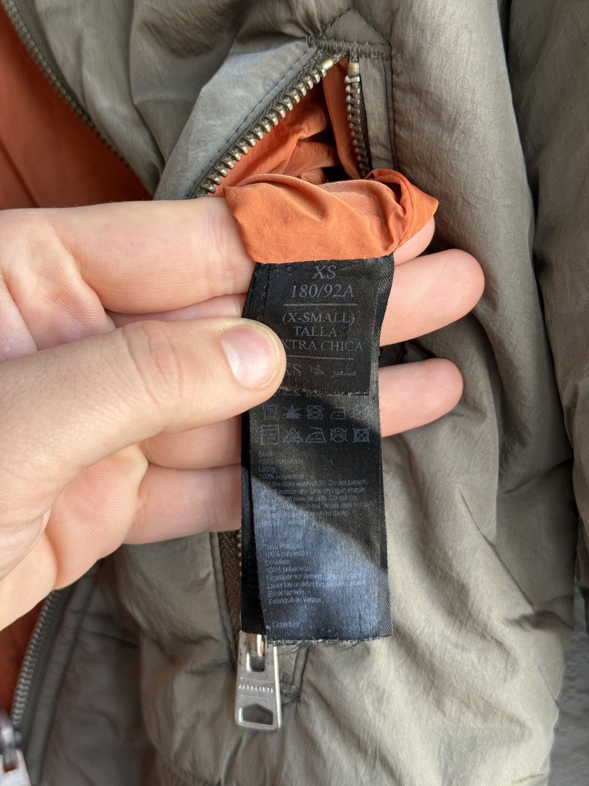 Allsaints AllSaints Nylon Bomber Jacket Khaki Military Avant Garde Size US S / EU 44-46 / 1 - 17 Thumbnail