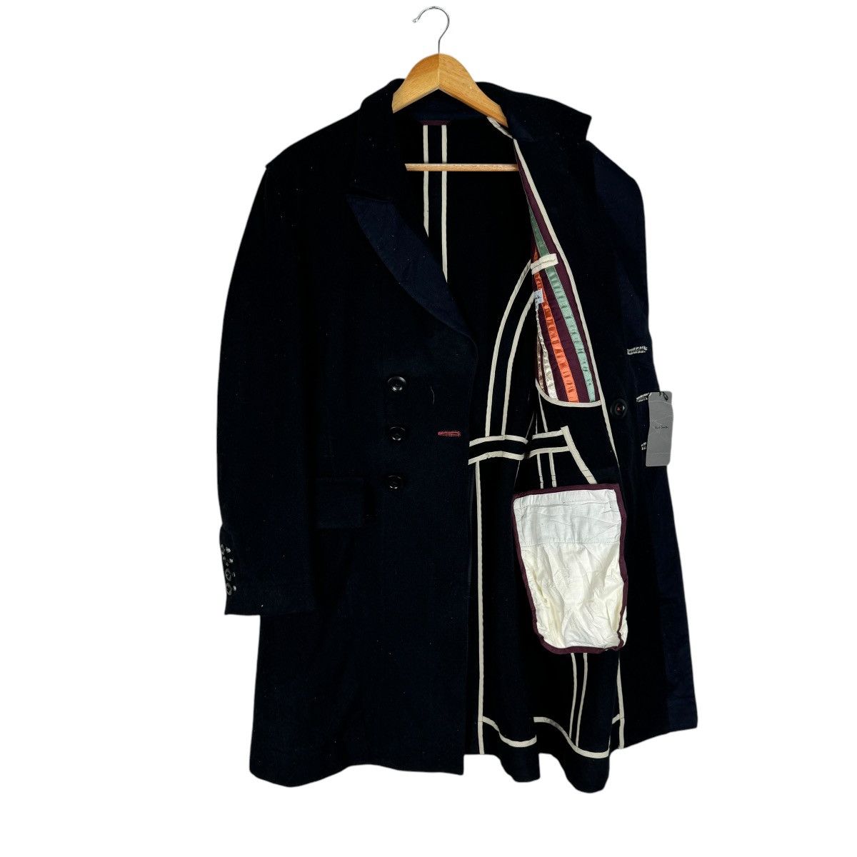 Paul Smith ❄️NWT PAUL SMITH DOUBLE BREASTED BUTTON LONG JACKET Size US M / EU 48-50 / 2 - 1 Thumbnail