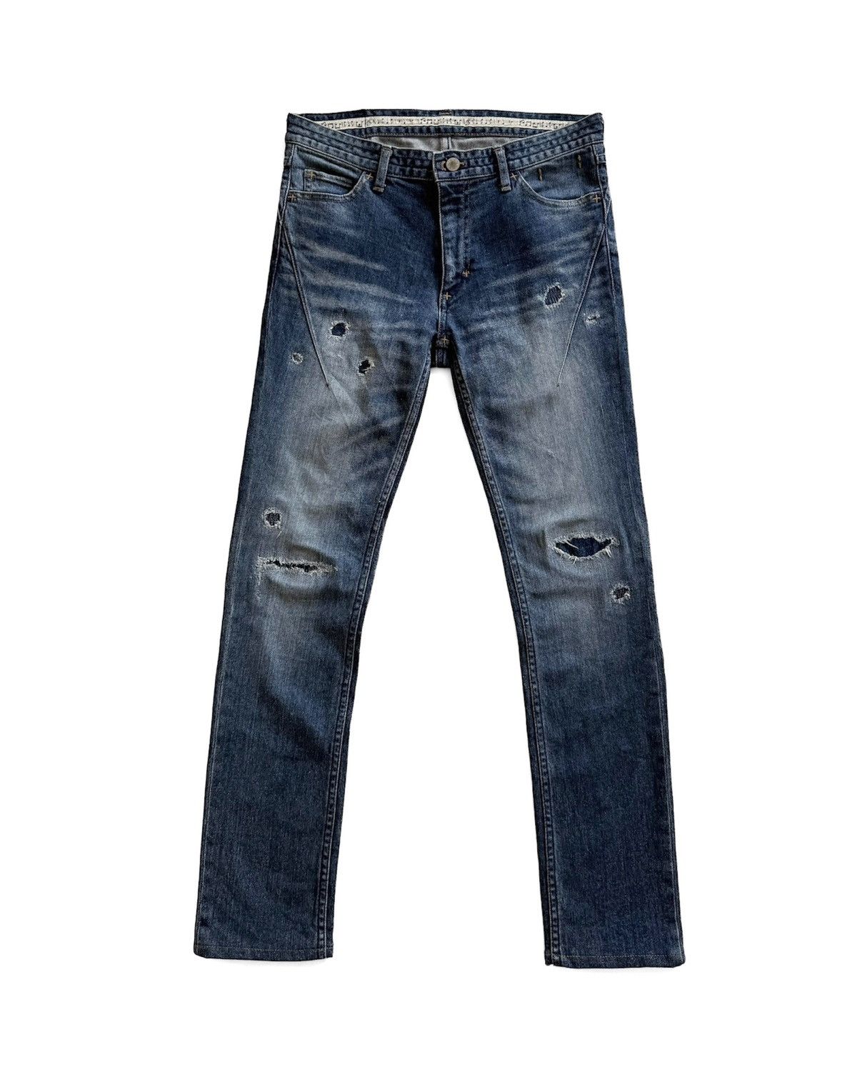 Number (N)ine Number Nine AW01 “STANDARDS” Grunge Denim | Grailed