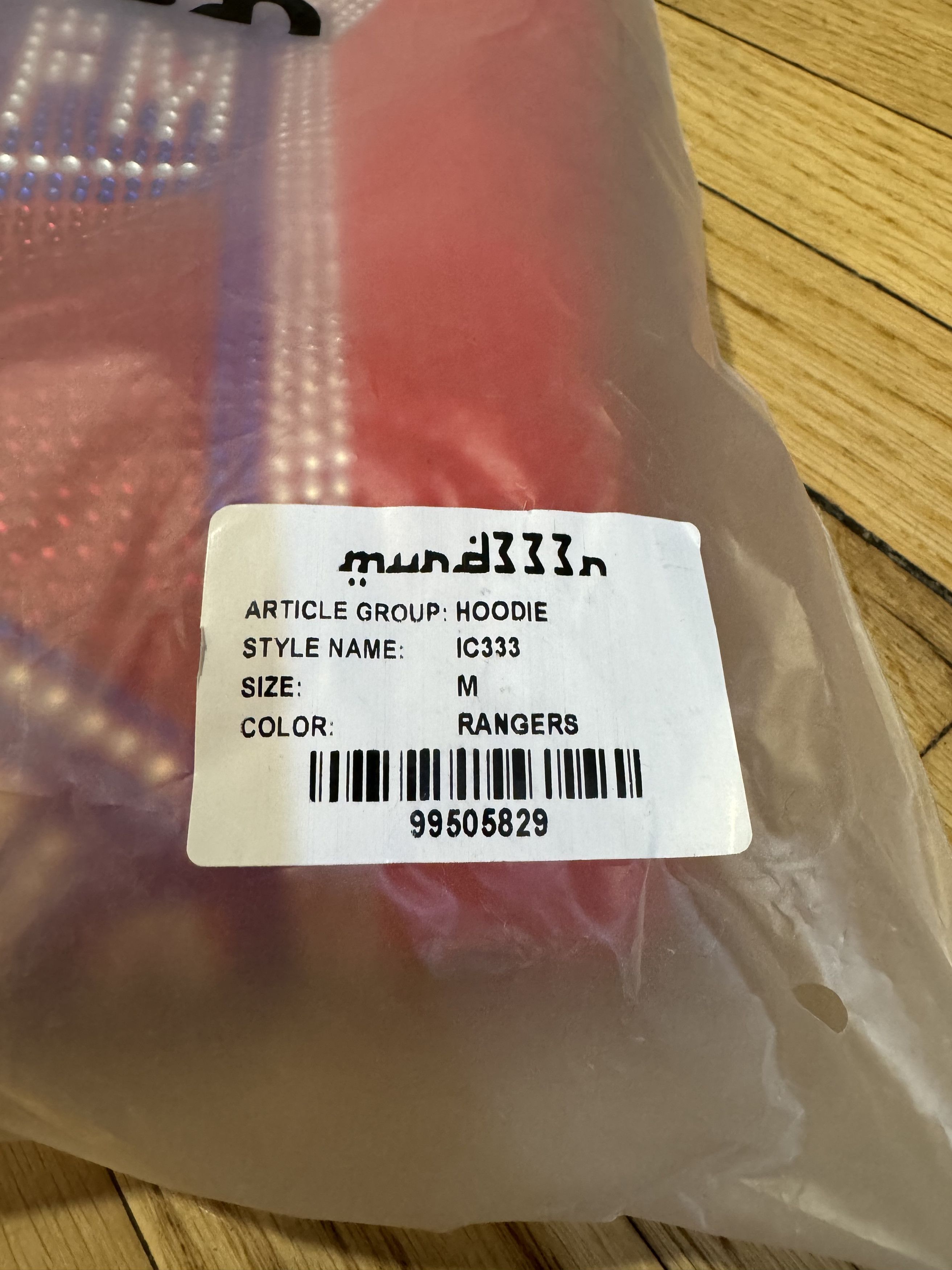 murd333r.fm MURD333R.FM IC333 JERSEY HOODIE Size US M / EU 48-50 / 2 - 8 Thumbnail