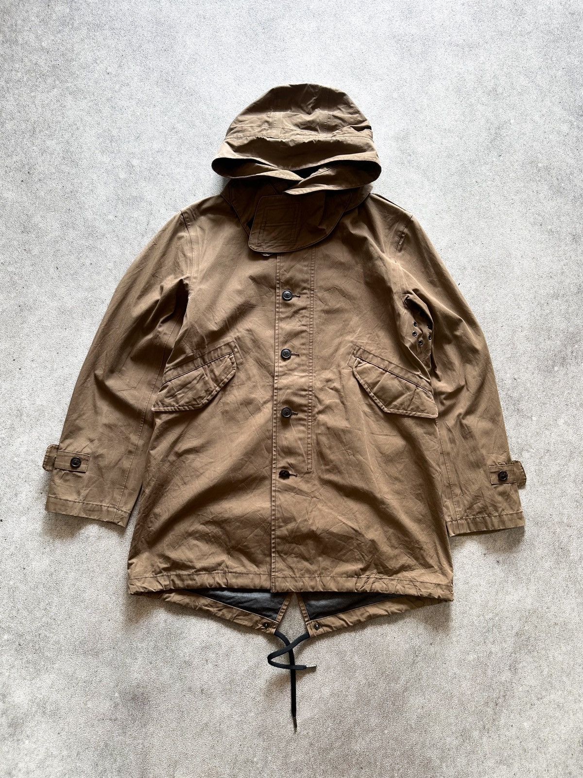 Jil Sander Jil Sander x Uniqlo Brown Fishtail Parka Size US M / EU 48-50 / 2 - 1 Thumbnail