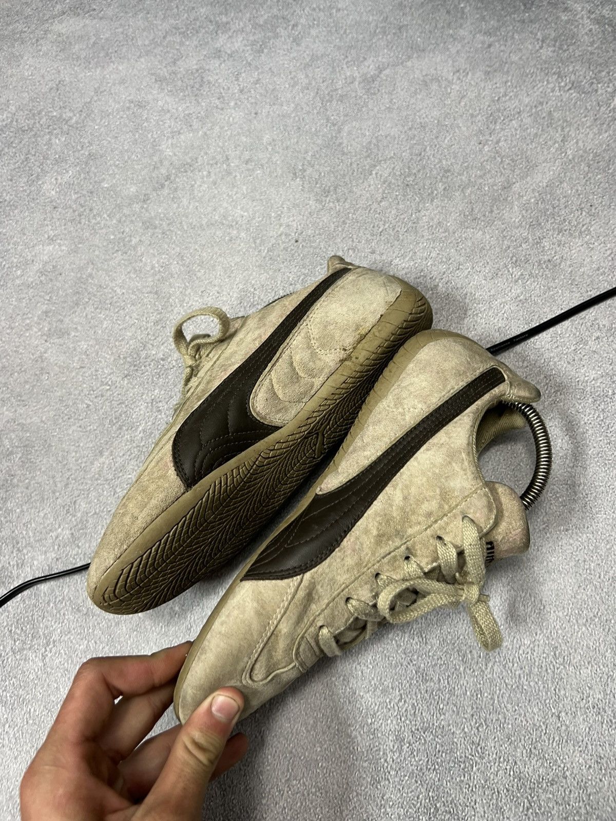 Puma Vintage Puma Speedcat Sparco OG Sneakers Khaki Japan Style Size US 7 / EU 40 - 11 Thumbnail