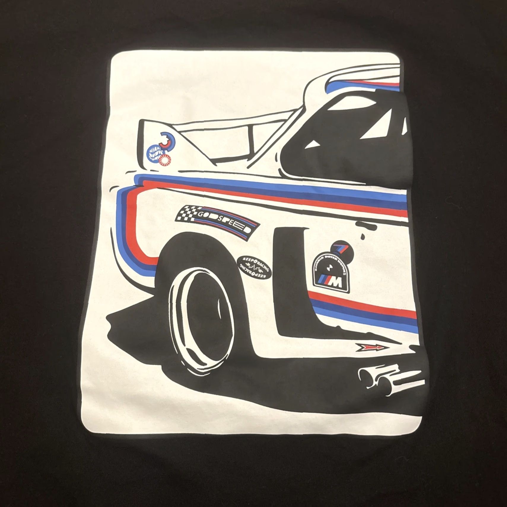 Puma PUMA BMW Motorsports M3 Racing God Speed Graphic T Shirt Black M Men Regular Crew Neck Short Sleeve Size US M / EU 48-50 / 2 - 2 Thumbnail
