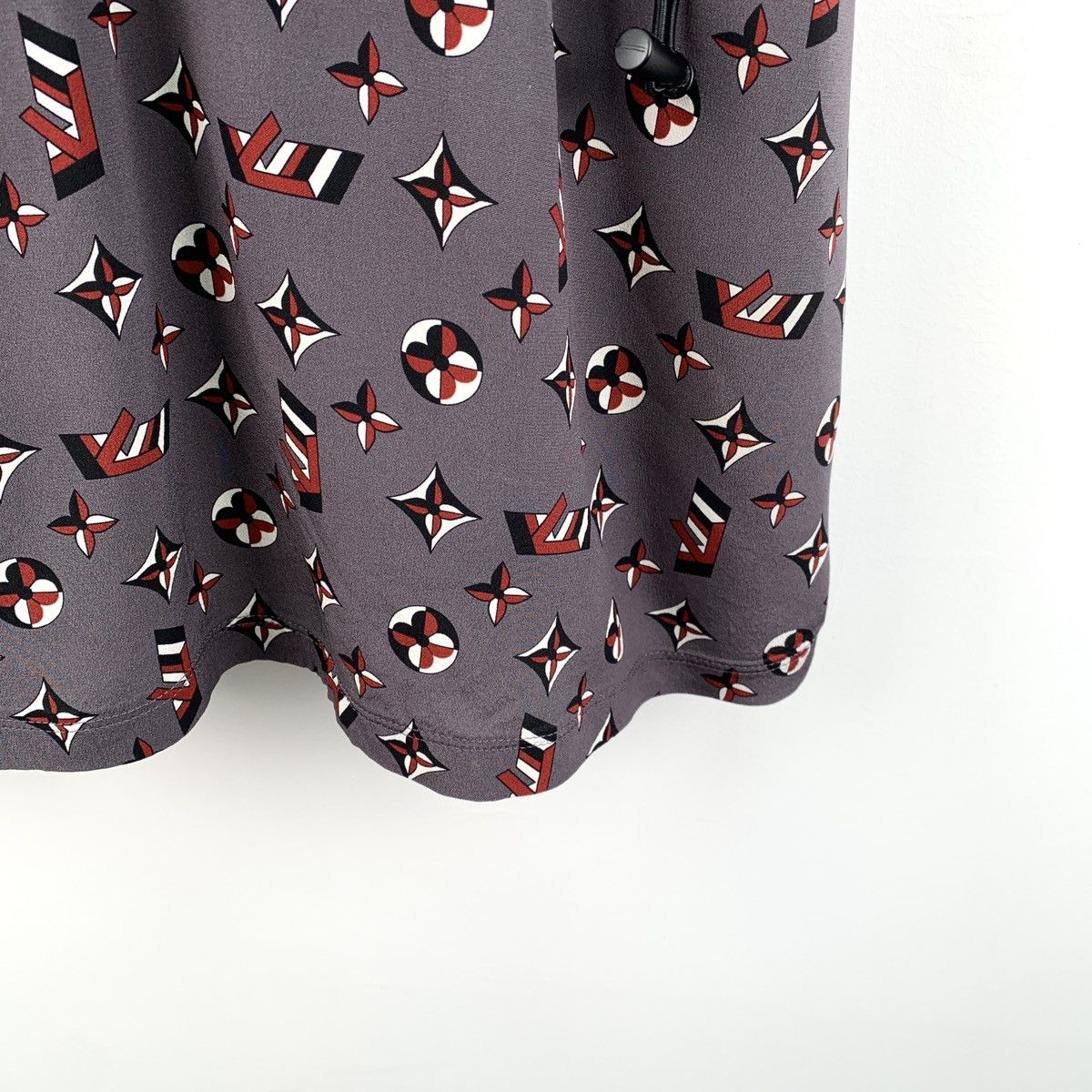 Louis Vuitton Louis Vuitton All-over Logo Print Short Sleeve Dress K26WX Size M / US 6-8 / IT 42-44 - 4 Thumbnail