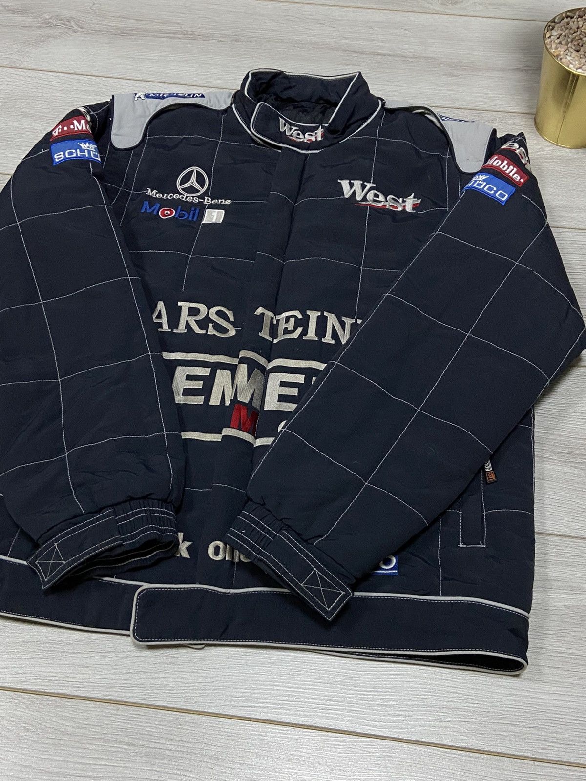 Mercedes-Benz Mercedes Siemens Warsteiner Micheline West bomber jacket Size US XL / EU 56 / 4 - 6 Thumbnail