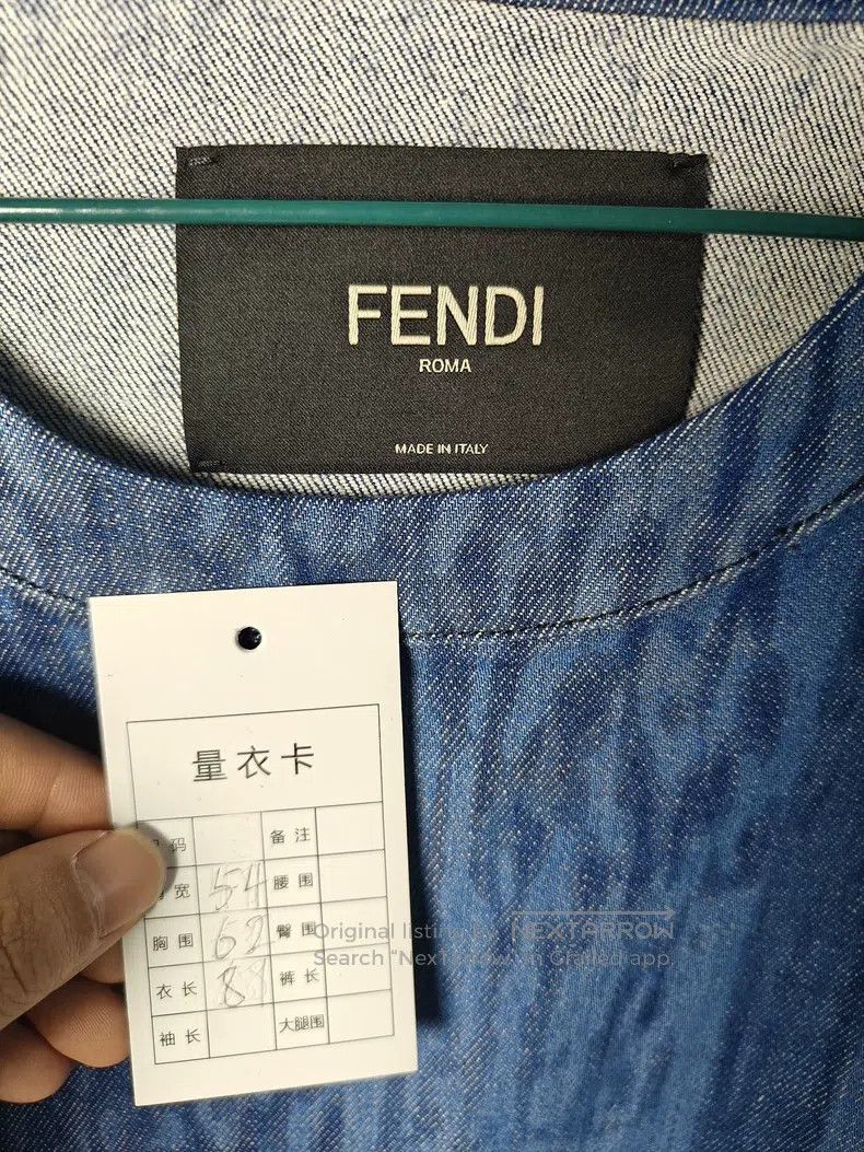 Fendi Fendi Denim short-sleeve Size US XL / EU 56 / 4 - 4 Thumbnail